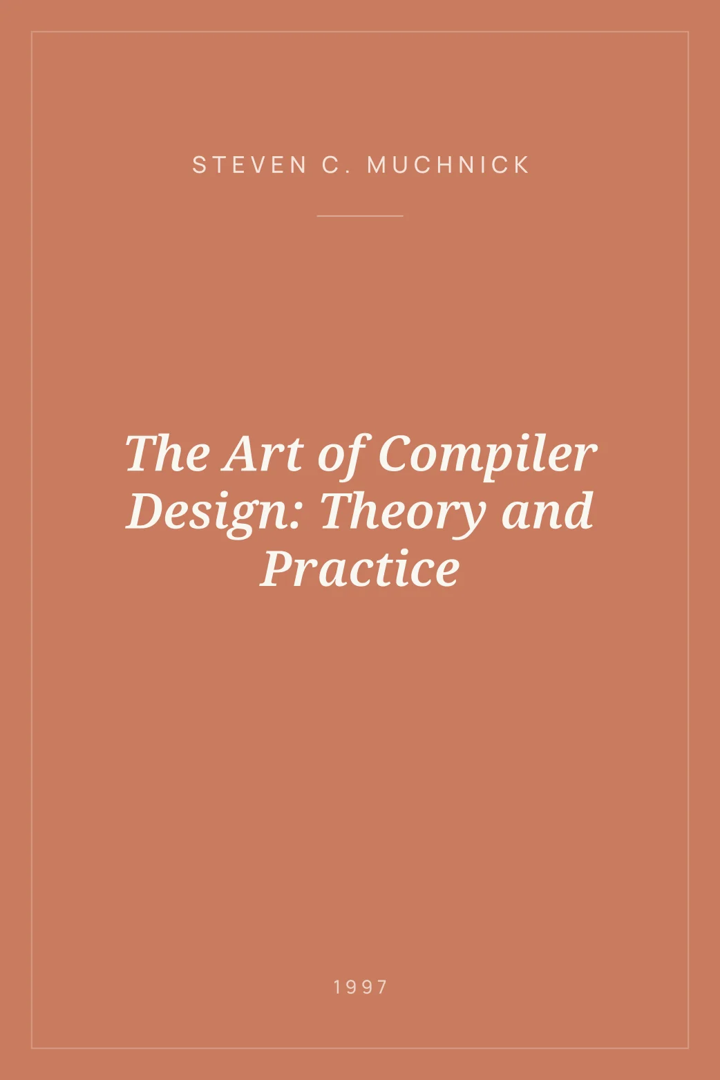 Portada de The Art of Compiler Design: Theory and Practice