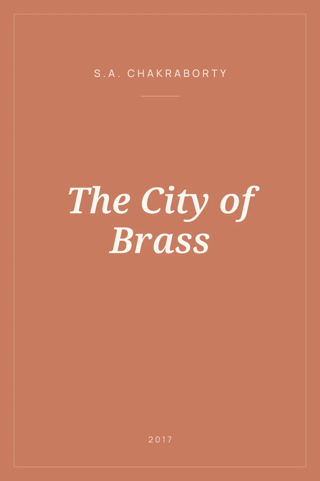 Portada de The City of Brass