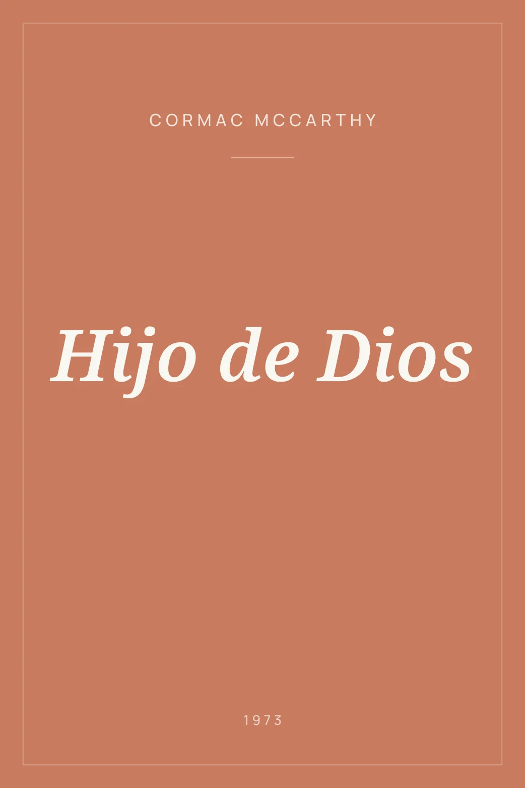 Portada de Hijo de Dios
