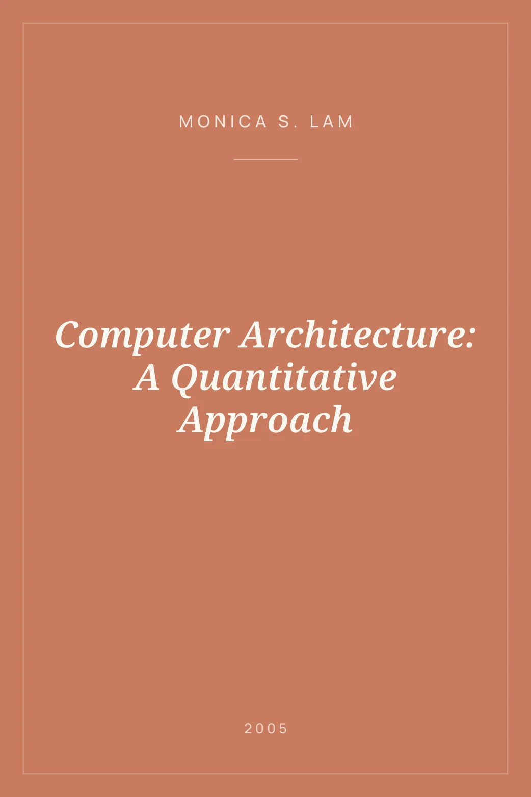Portada de Computer Architecture: A Quantitative Approach