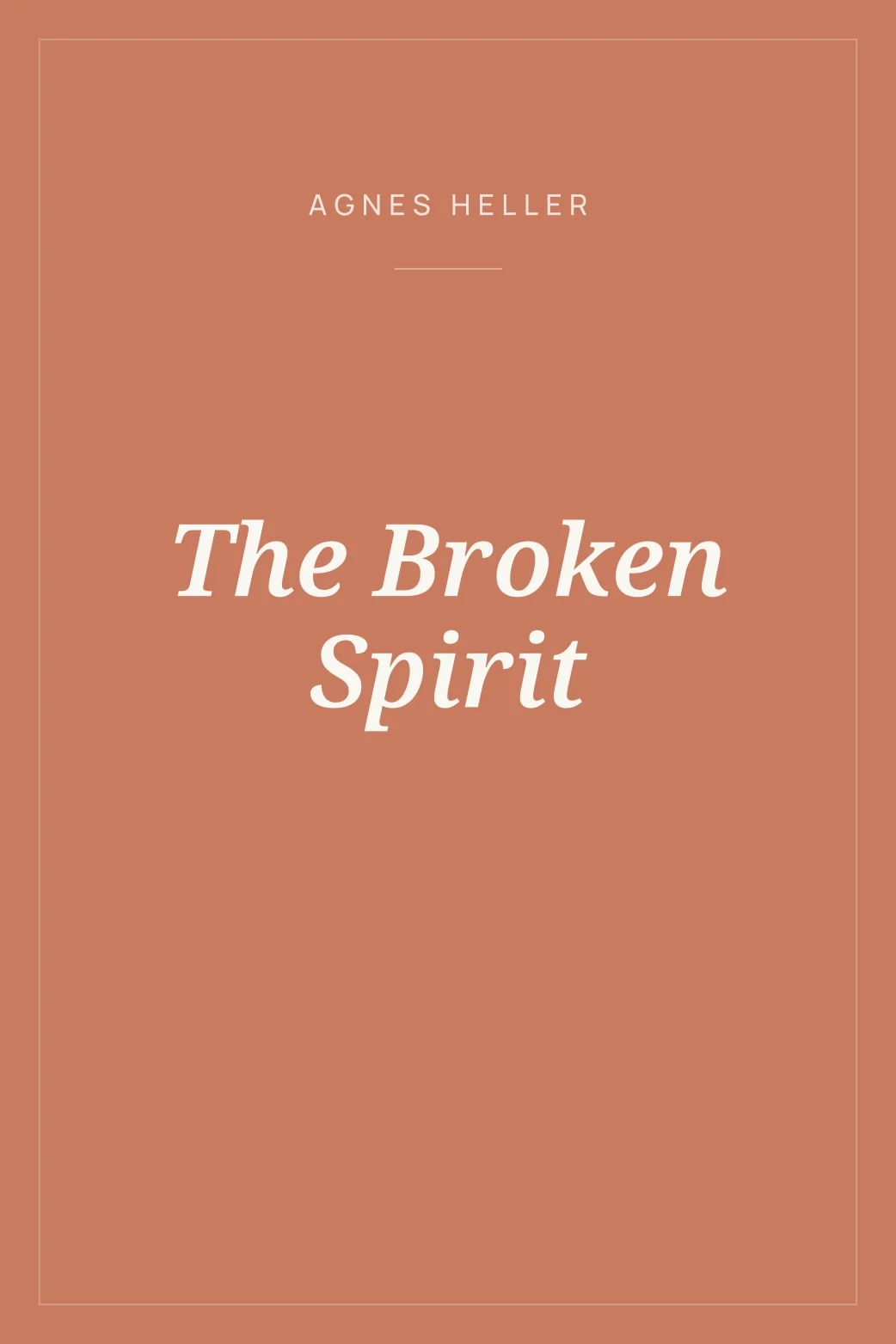 Portada de The Broken Spirit