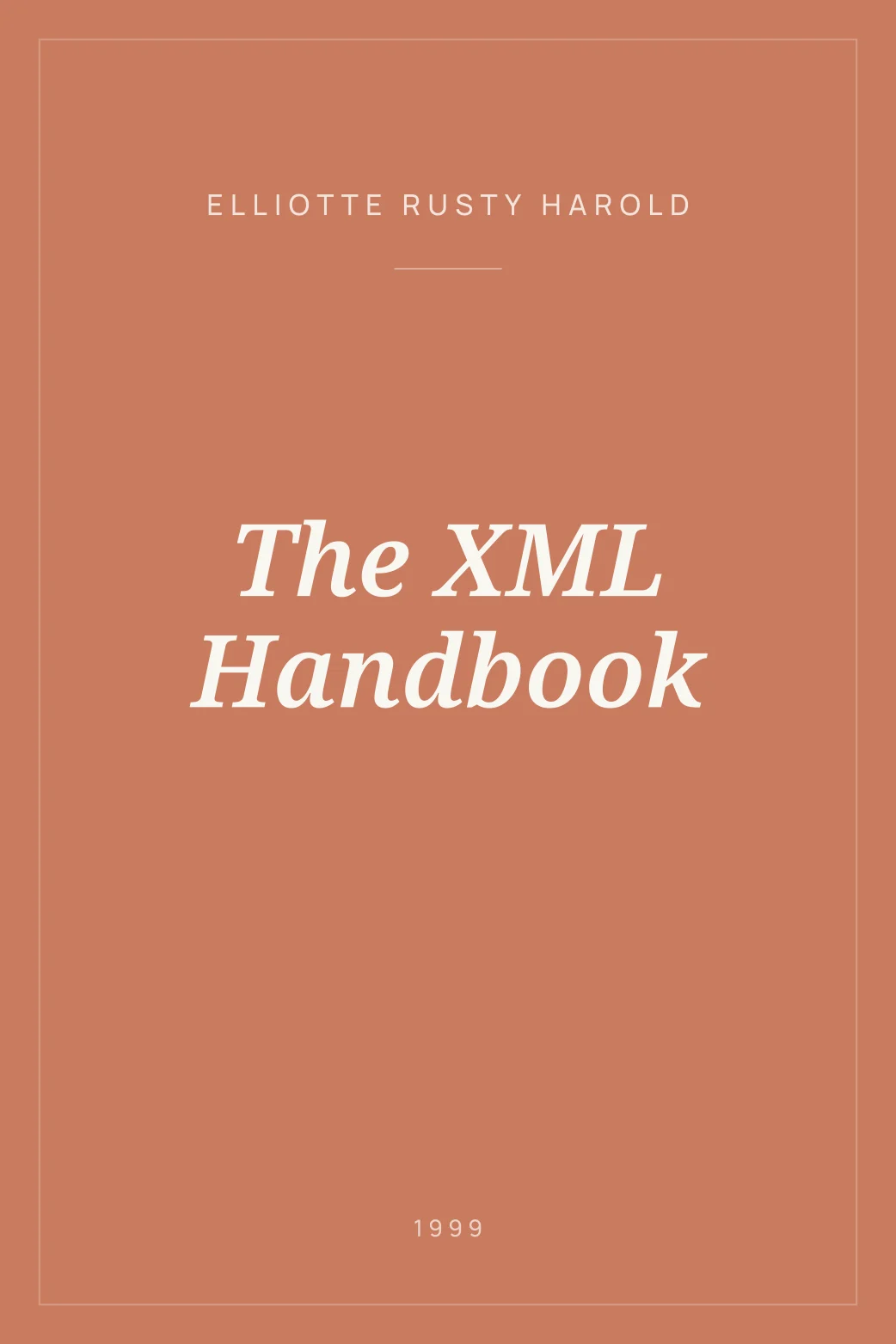 Portada de The XML Handbook