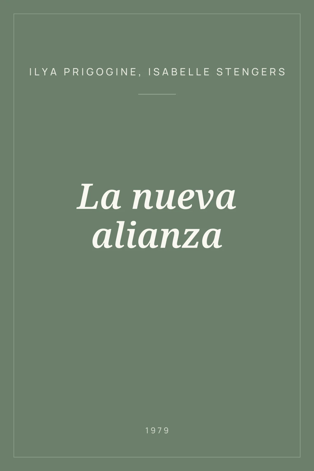 Portada de La nueva alianza