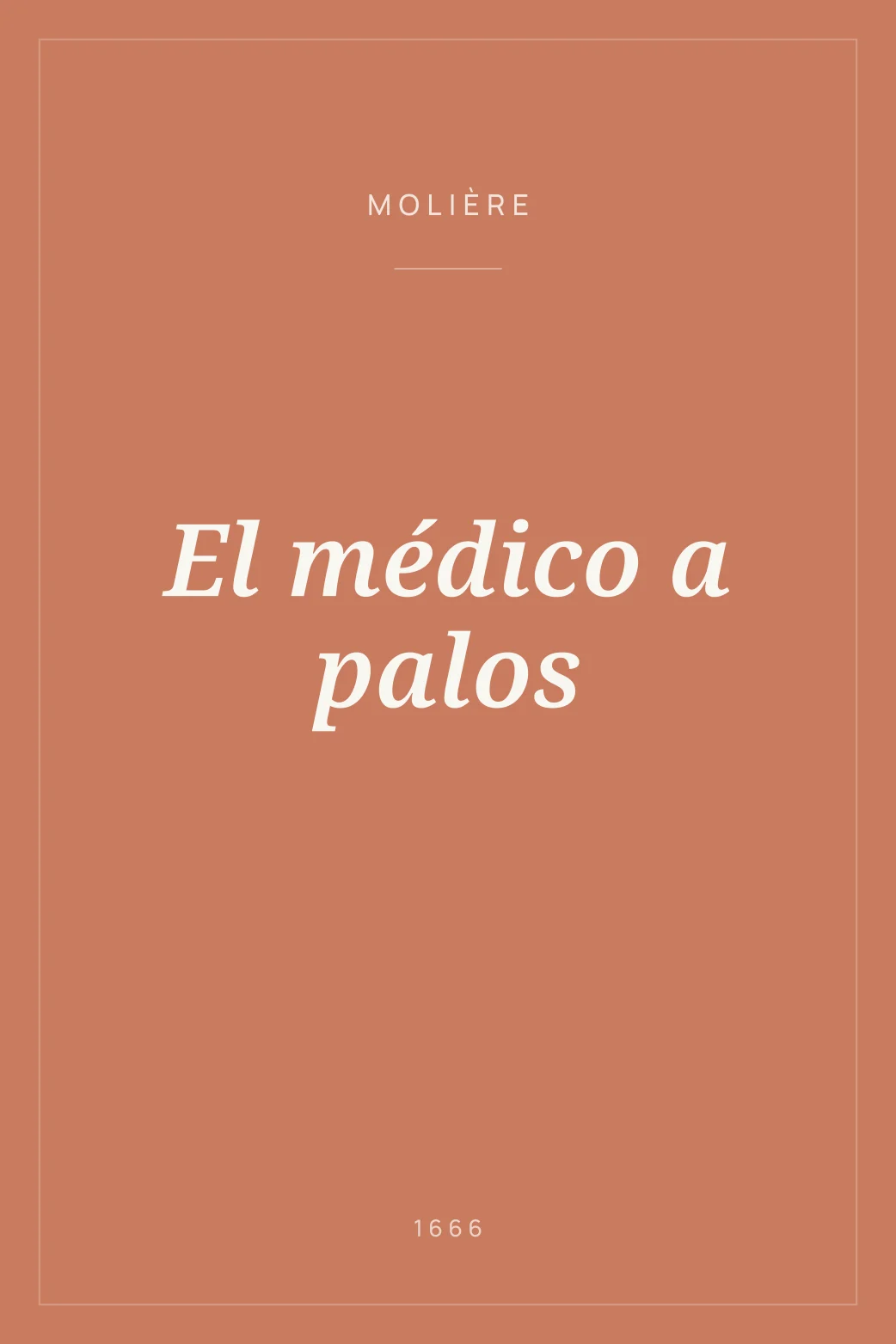 Portada de El médico a palos