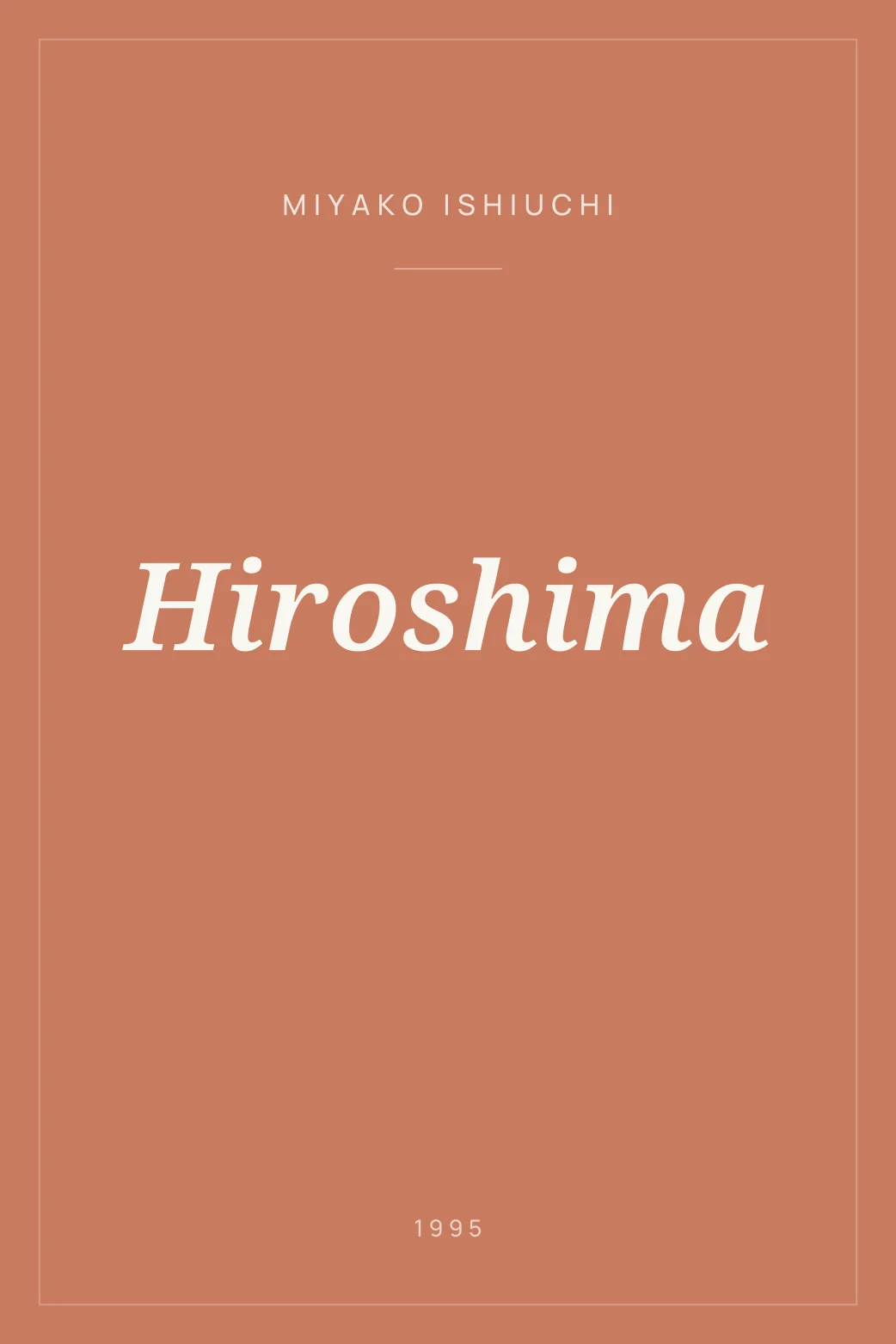 Portada de Hiroshima