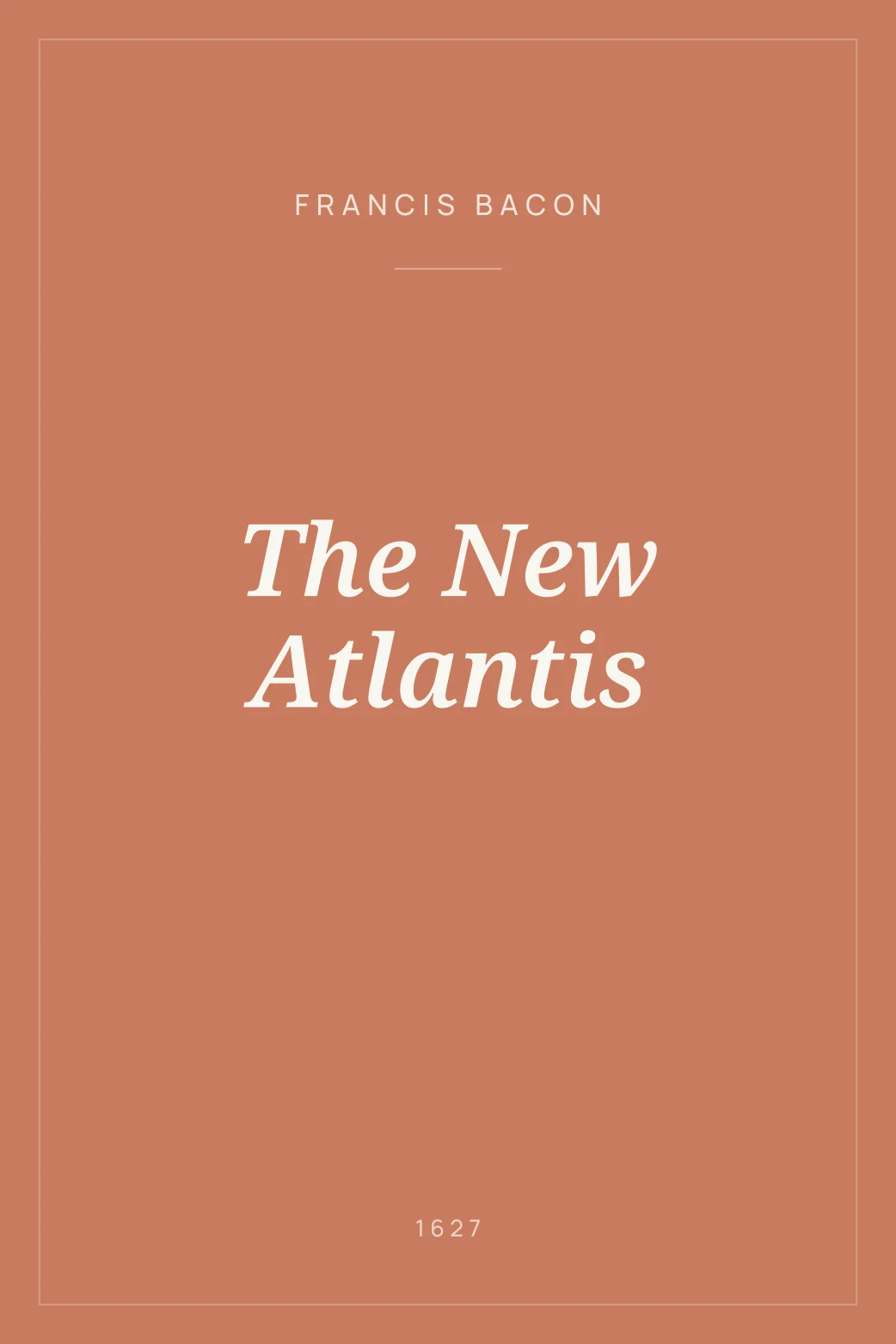 Portada de The New Atlantis