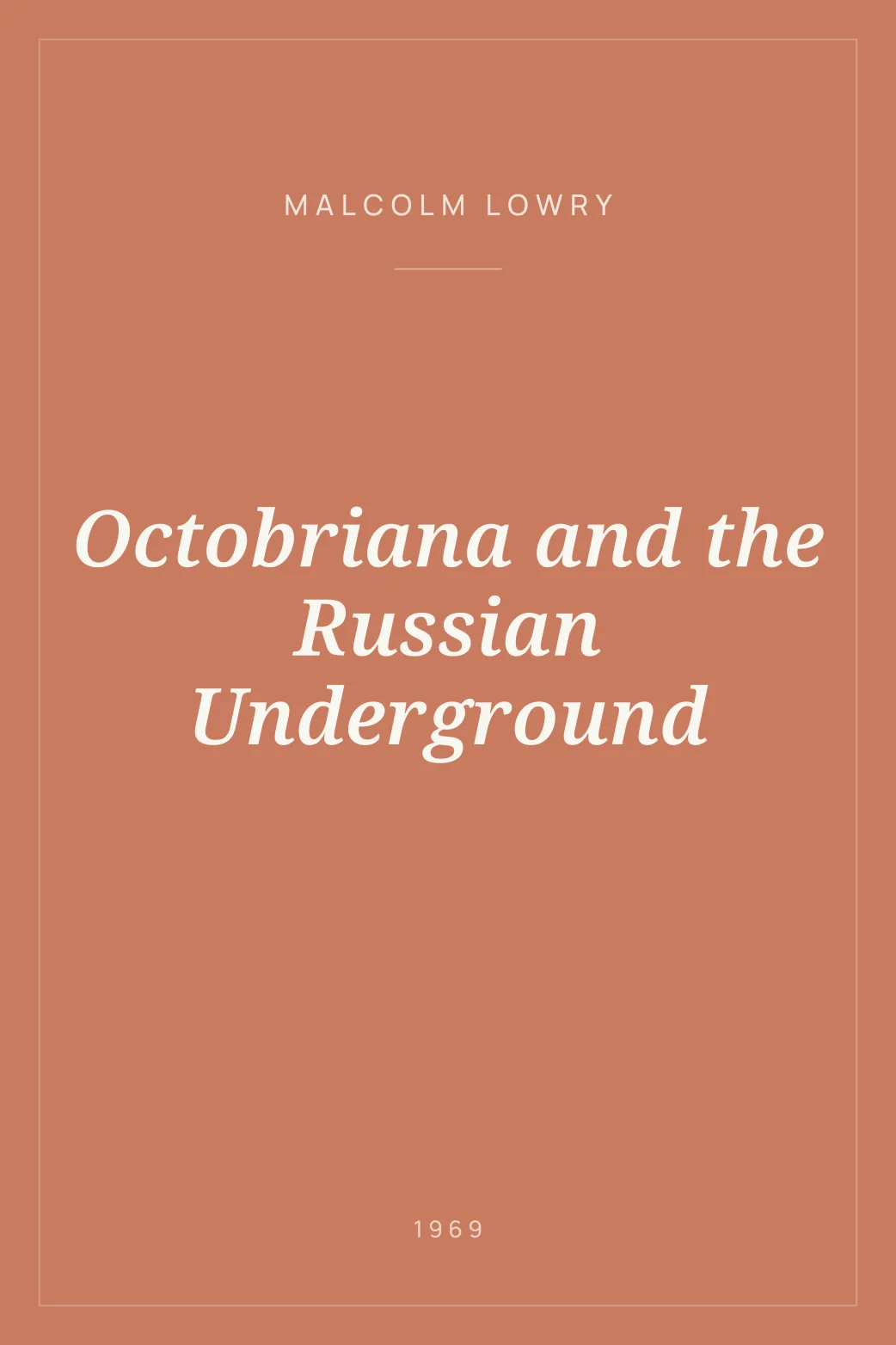 Portada de Octobriana and the Russian Underground