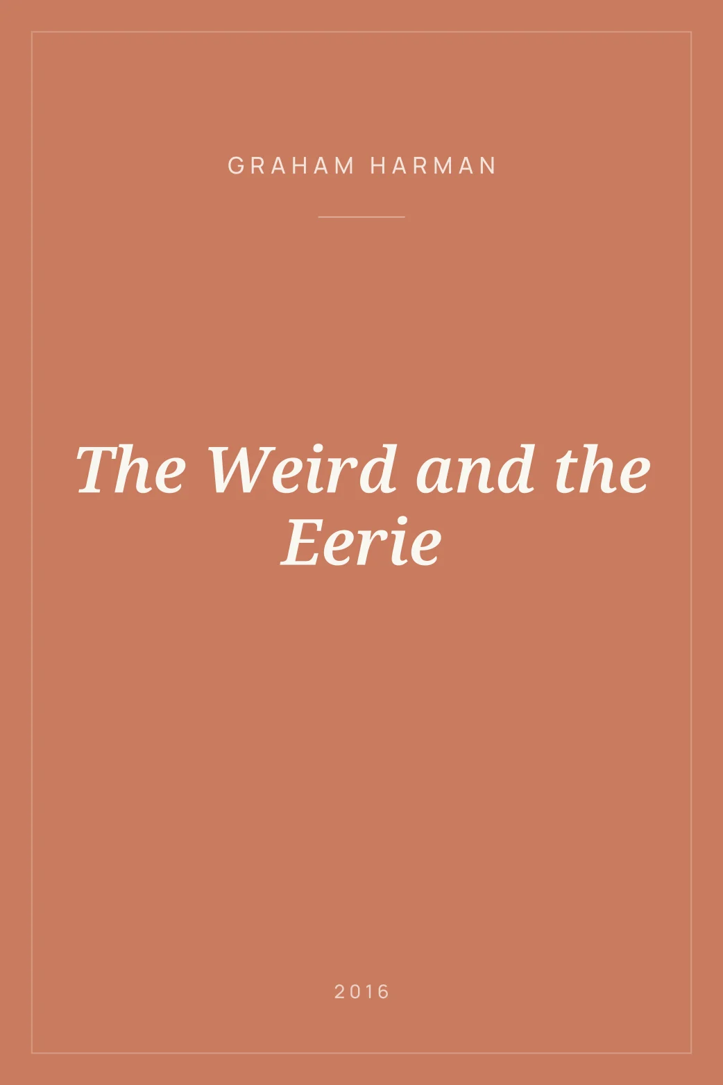 Portada de The Weird and the Eerie