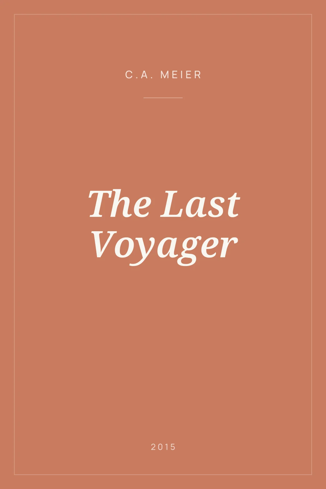 Portada de The Last Voyager