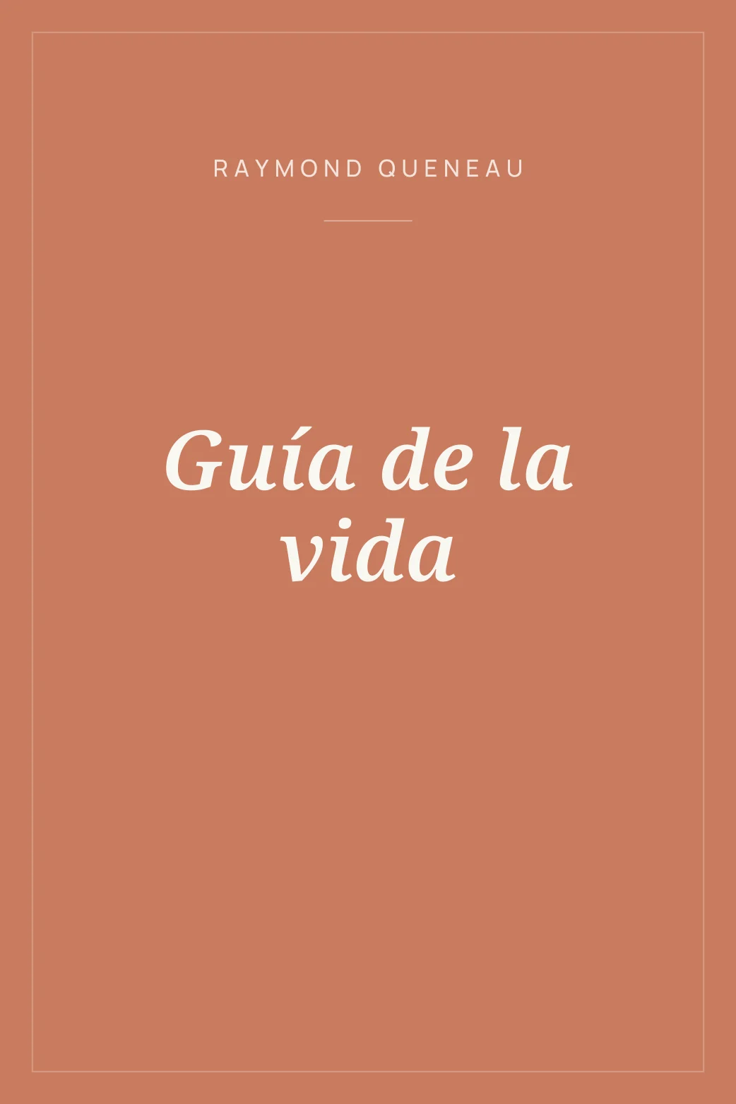 Portada de Guía de la vida
