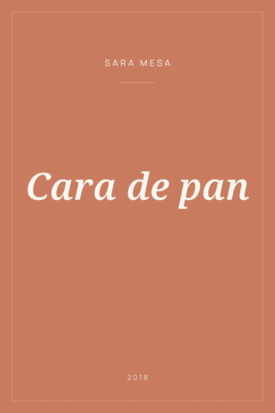 Portada de Cara de pan