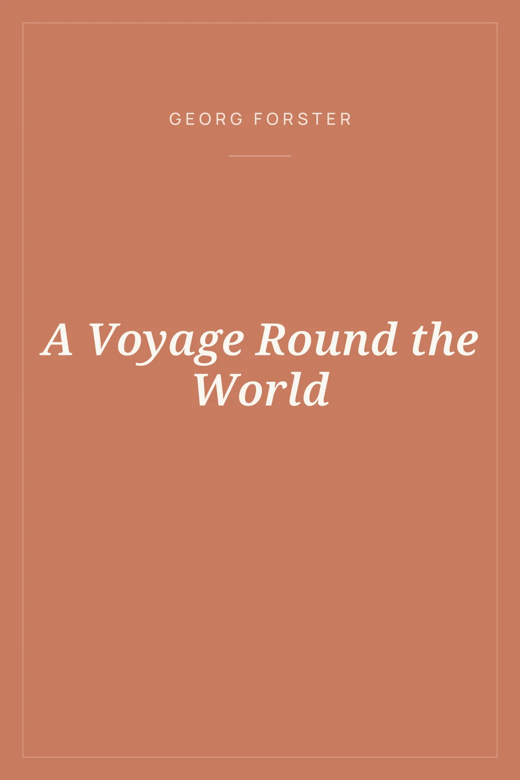 Portada de A Voyage Round the World