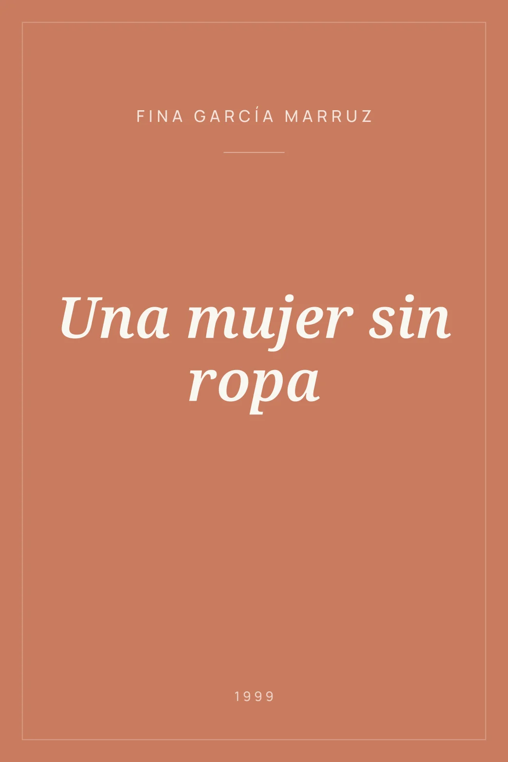Portada de Una mujer sin ropa
