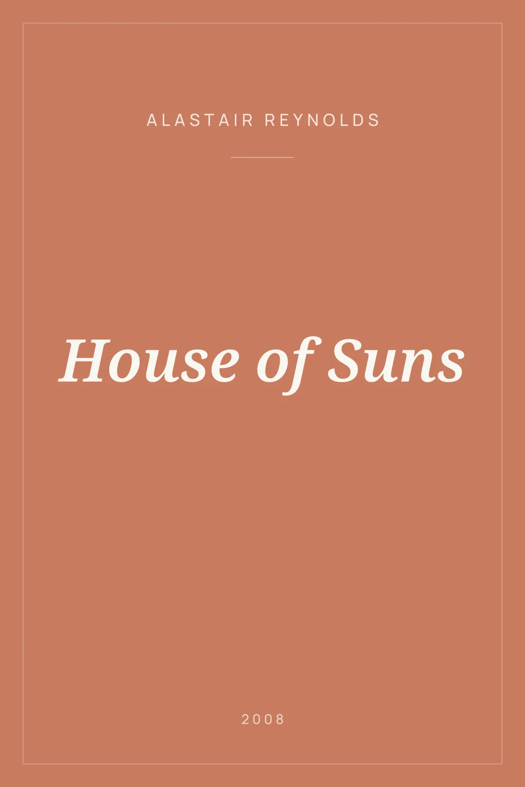 Portada de House of Suns