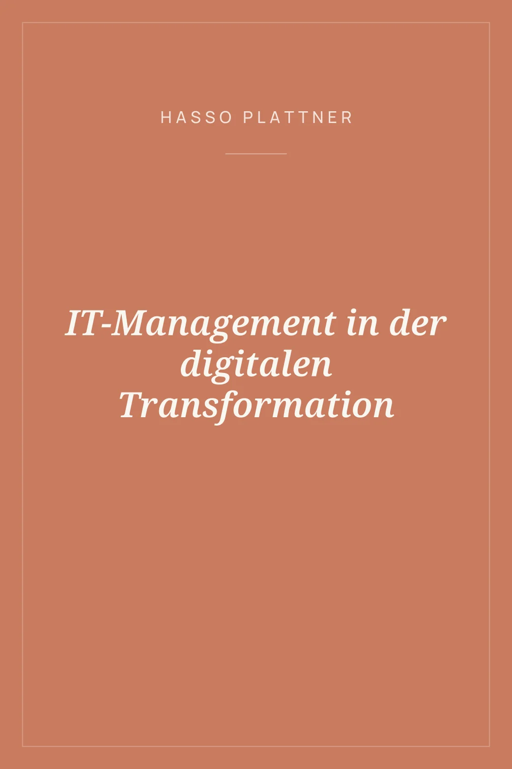 Portada de IT-Management in der digitalen Transformation