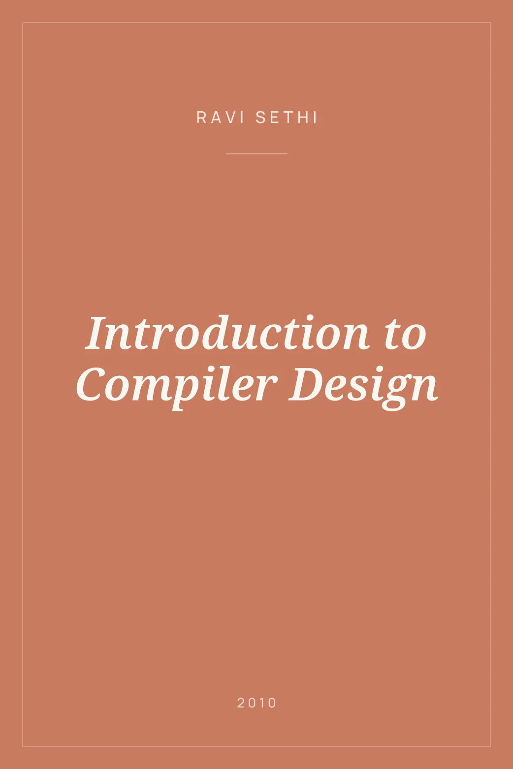 Portada de Introduction to Compiler Design
