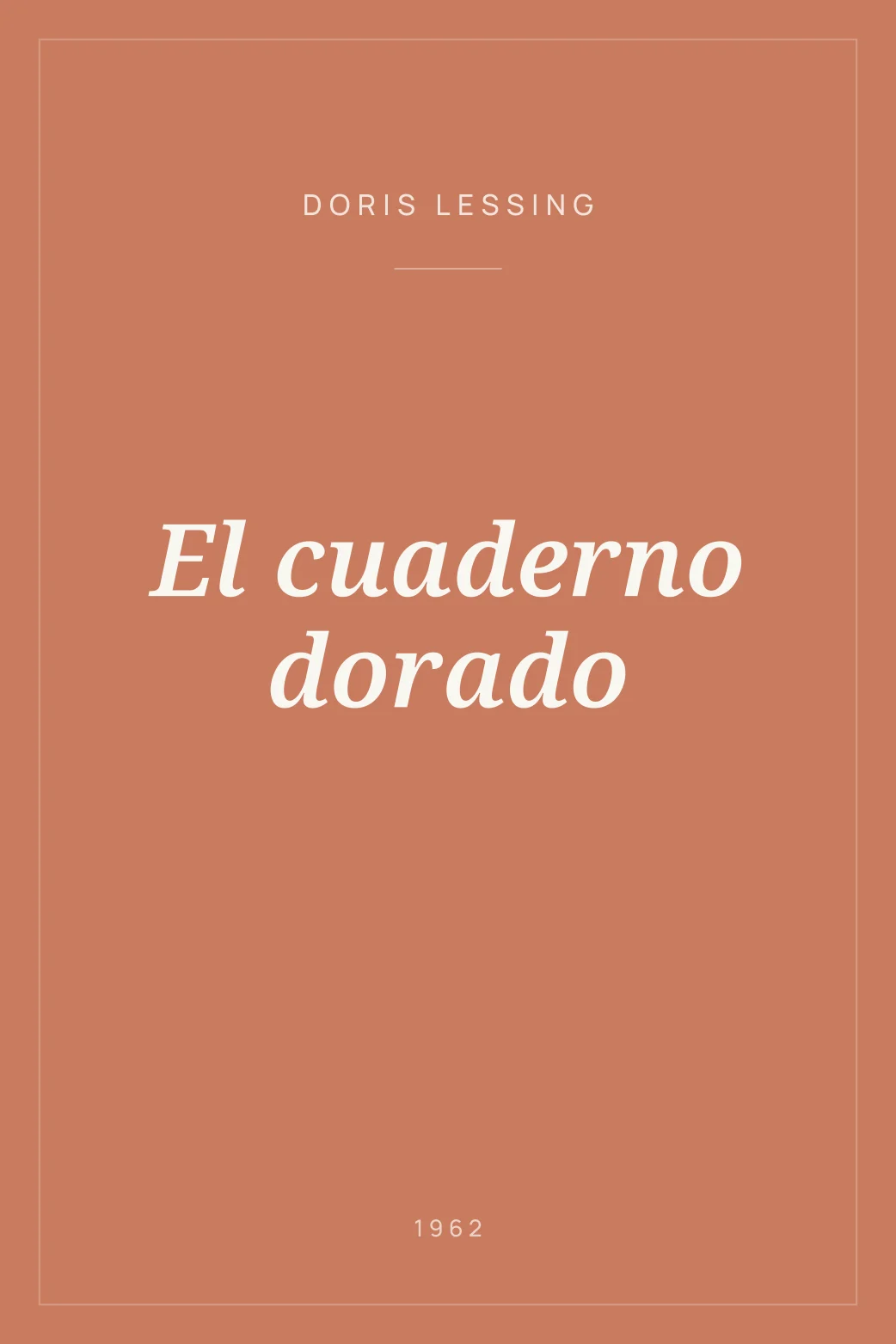 Portada de El cuaderno dorado