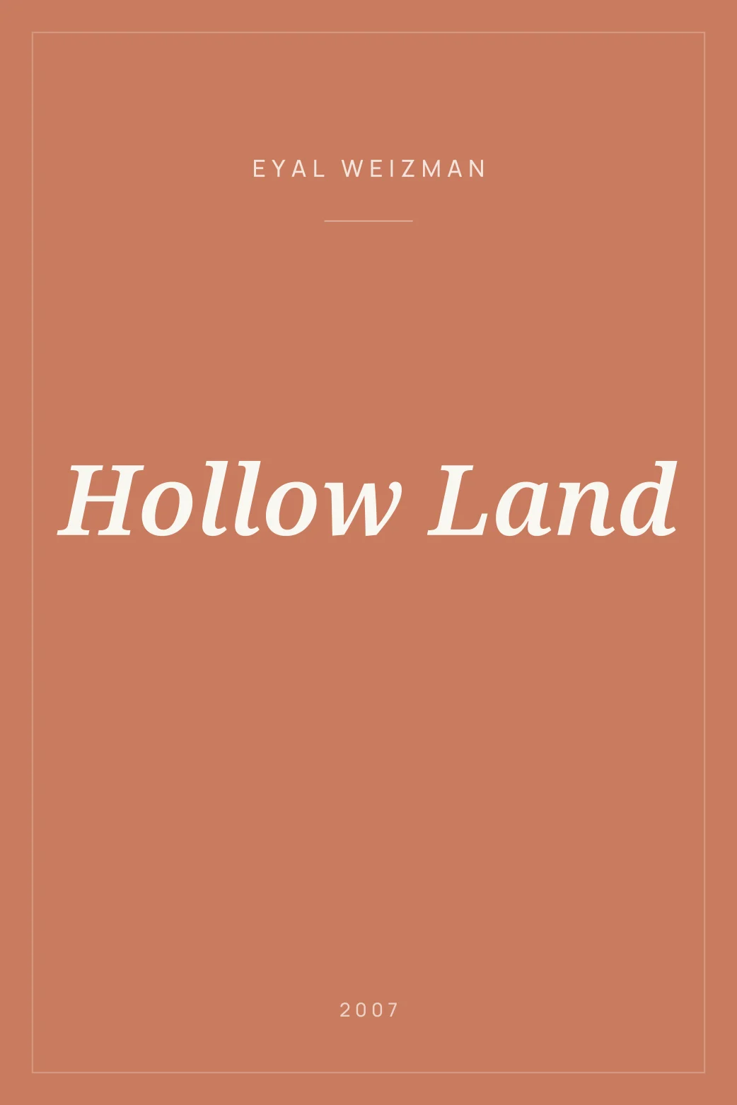 Portada de Hollow Land