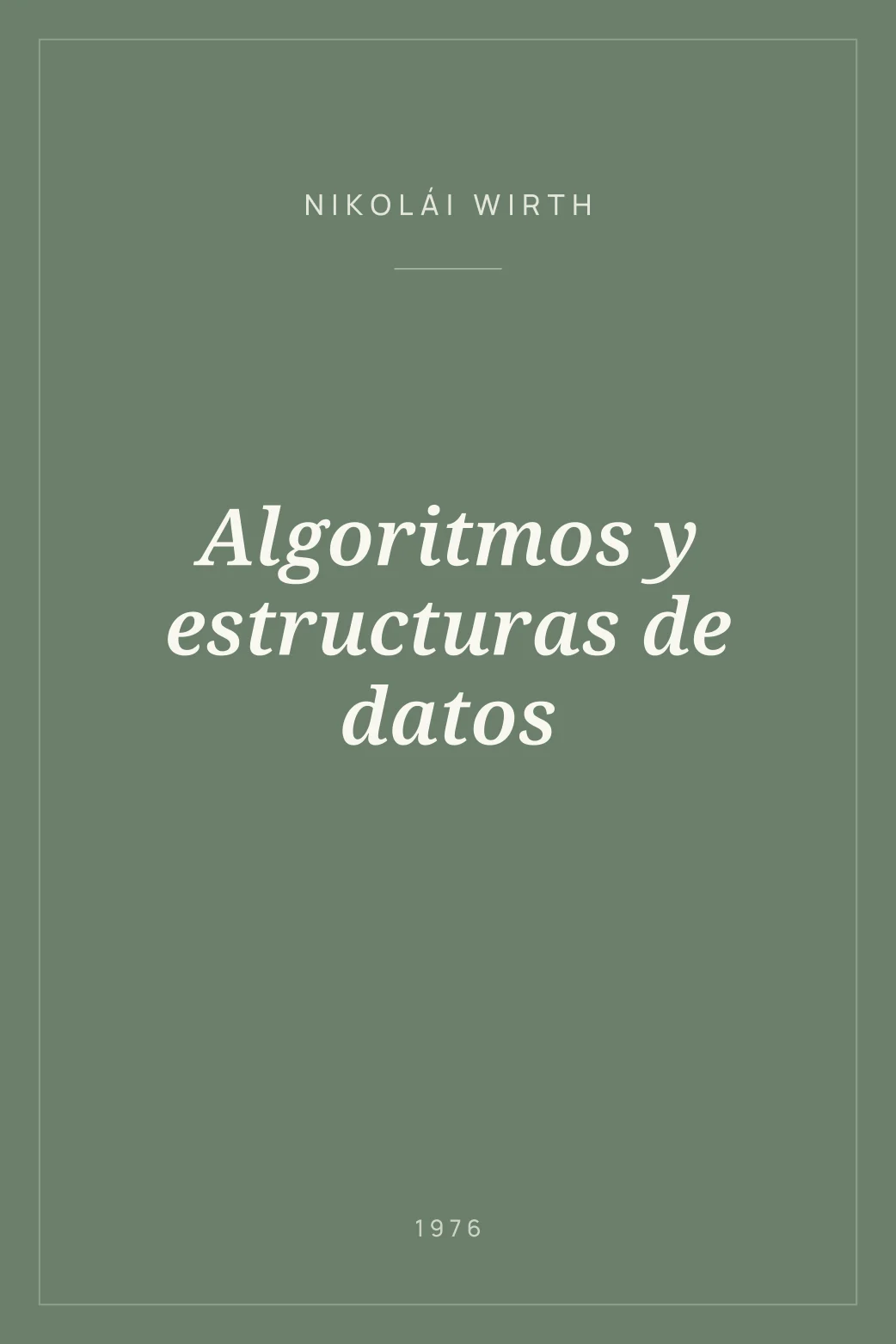 Portada de Algoritmos y estructuras de datos