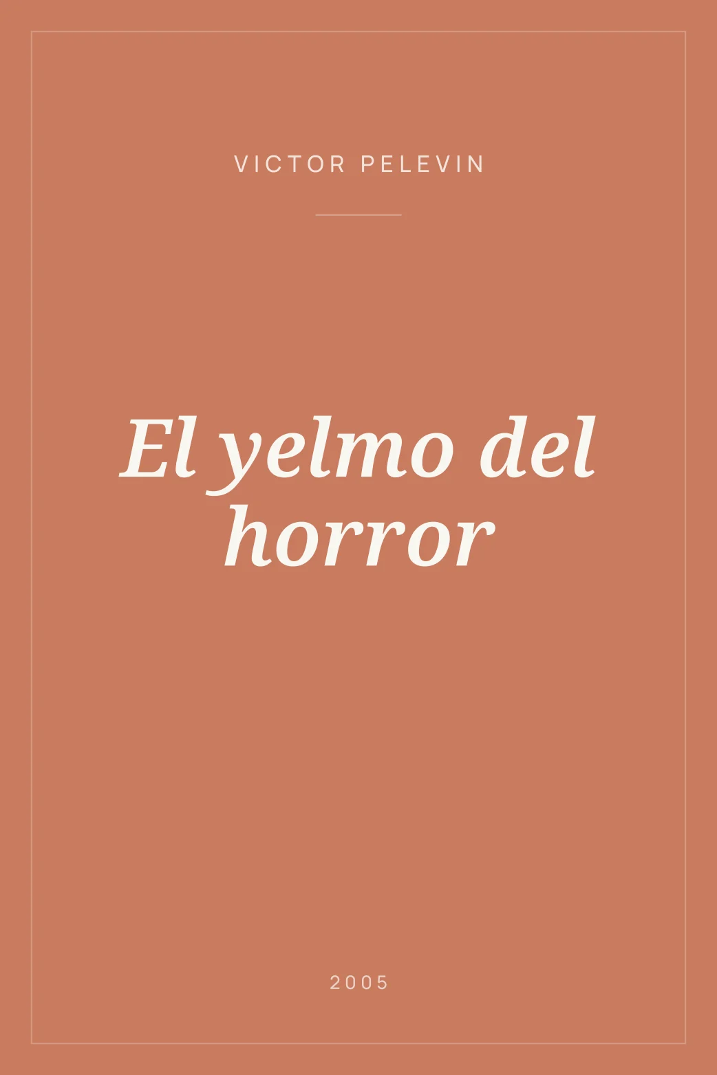 Portada de El yelmo del horror