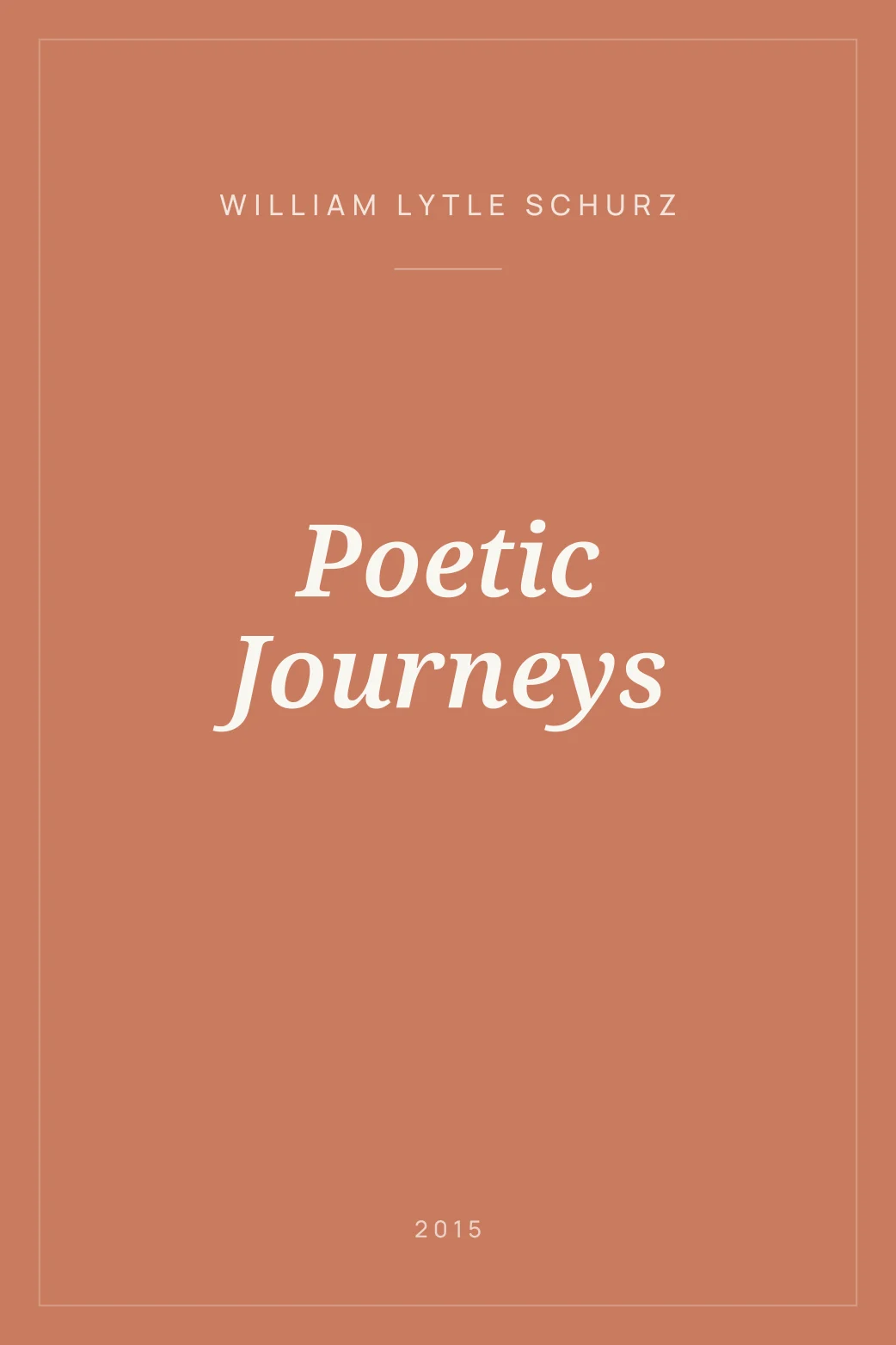 Portada de Poetic Journeys