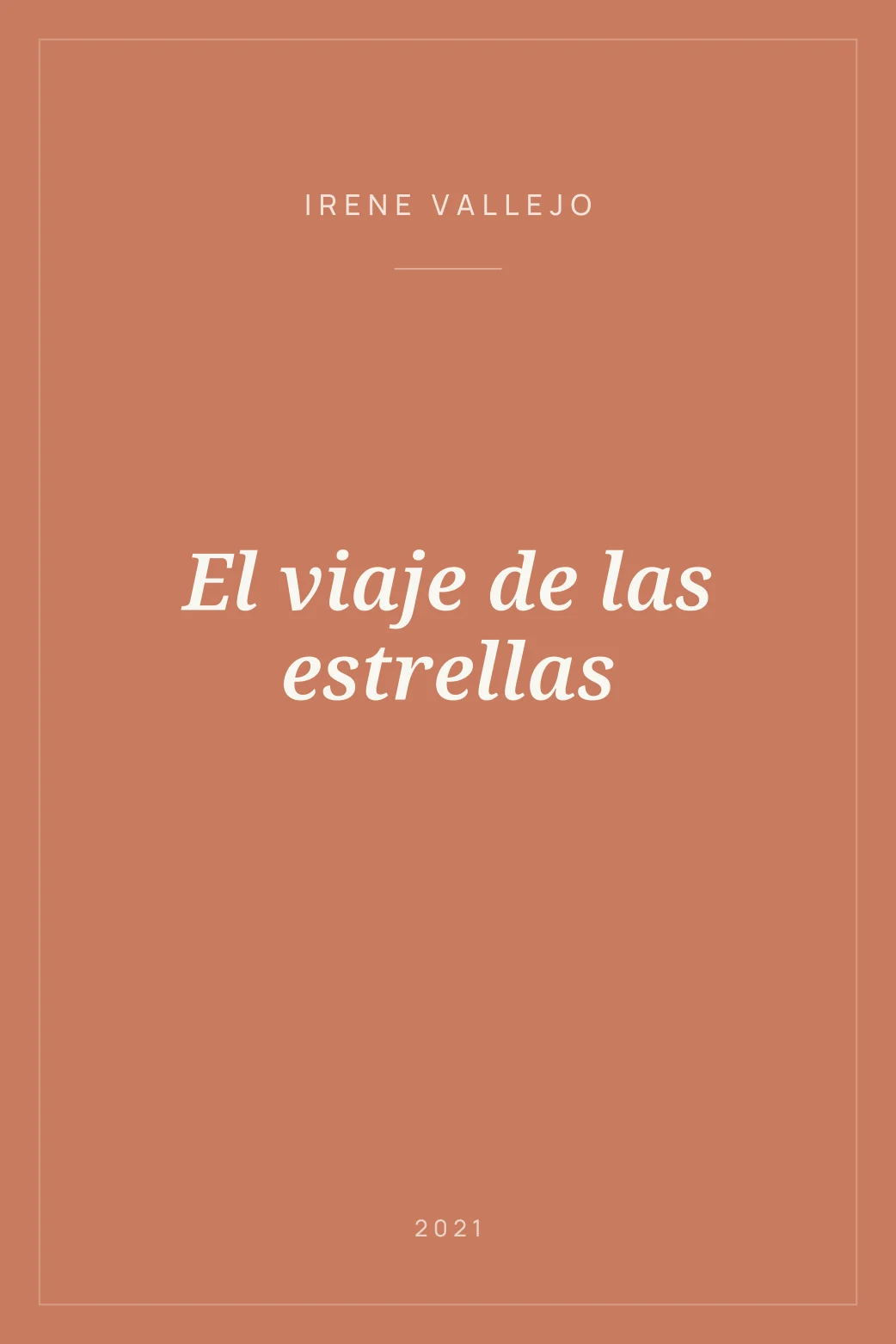 Portada de El viaje de las estrellas