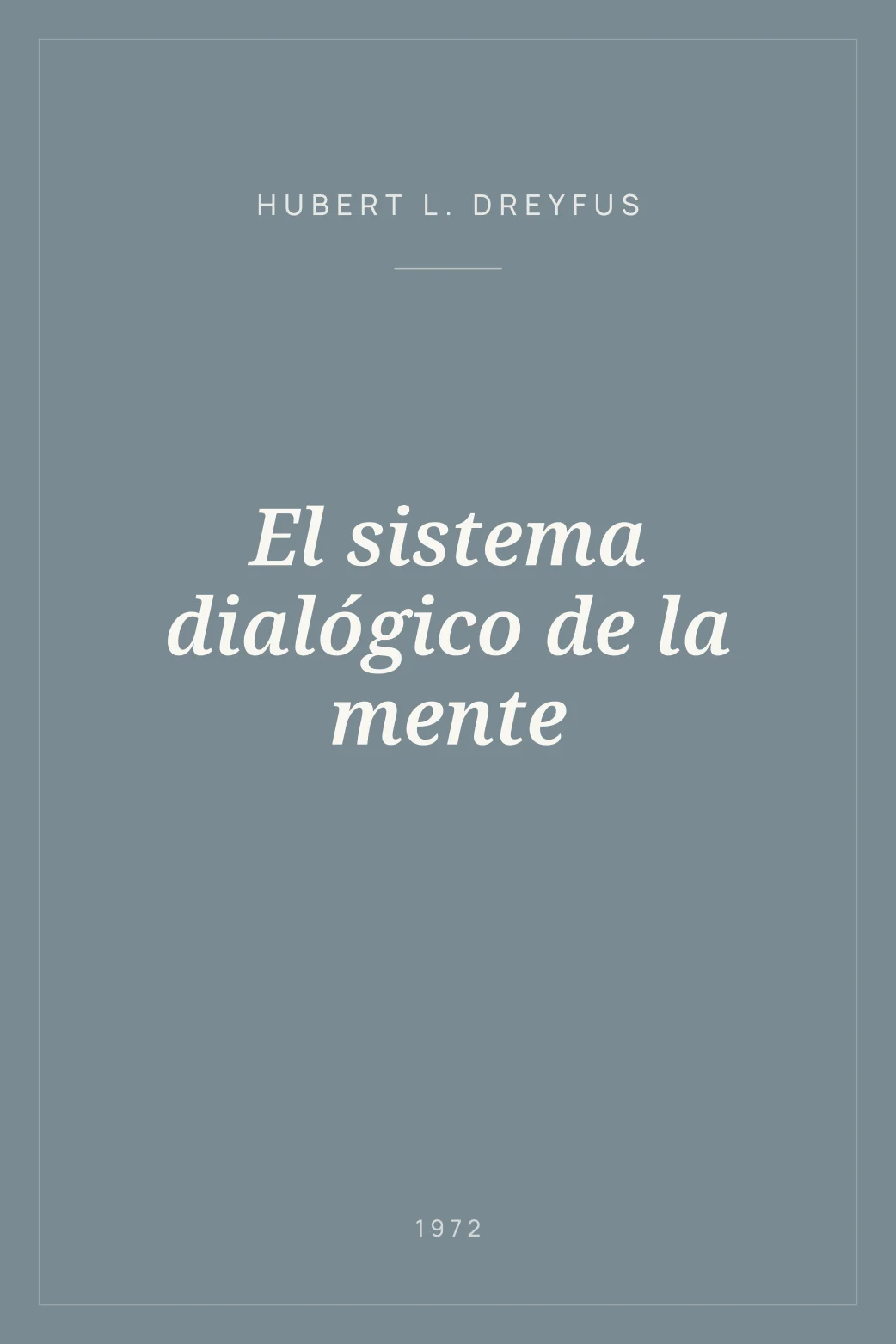 Portada de El sistema dialógico de la mente