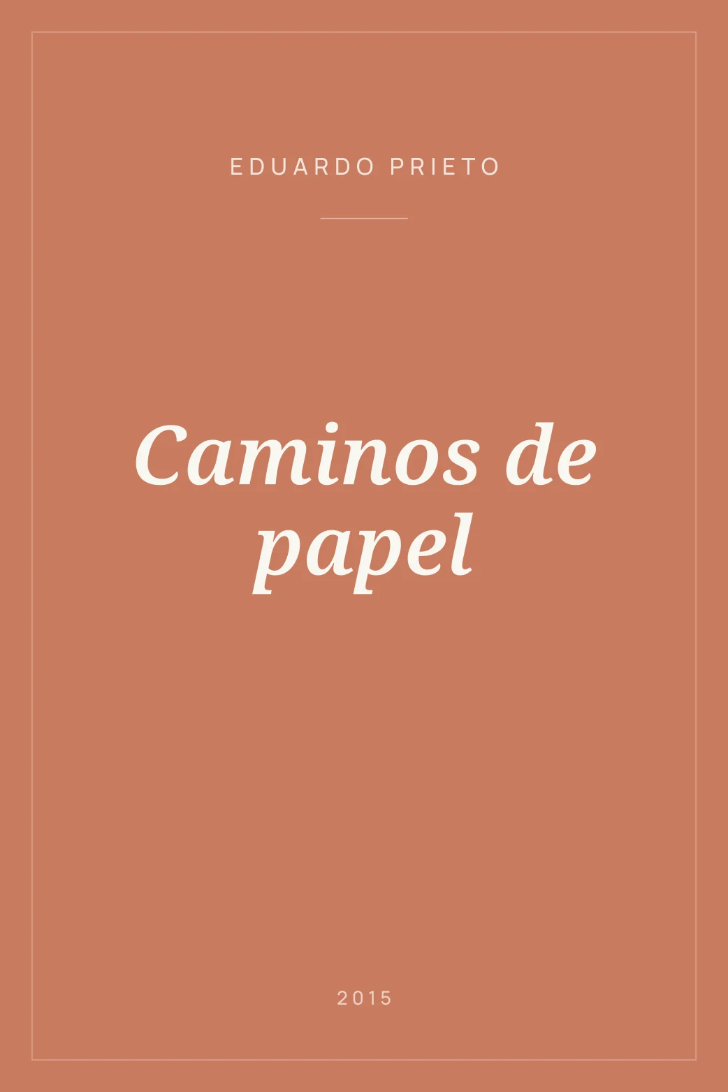 Portada de Caminos de papel