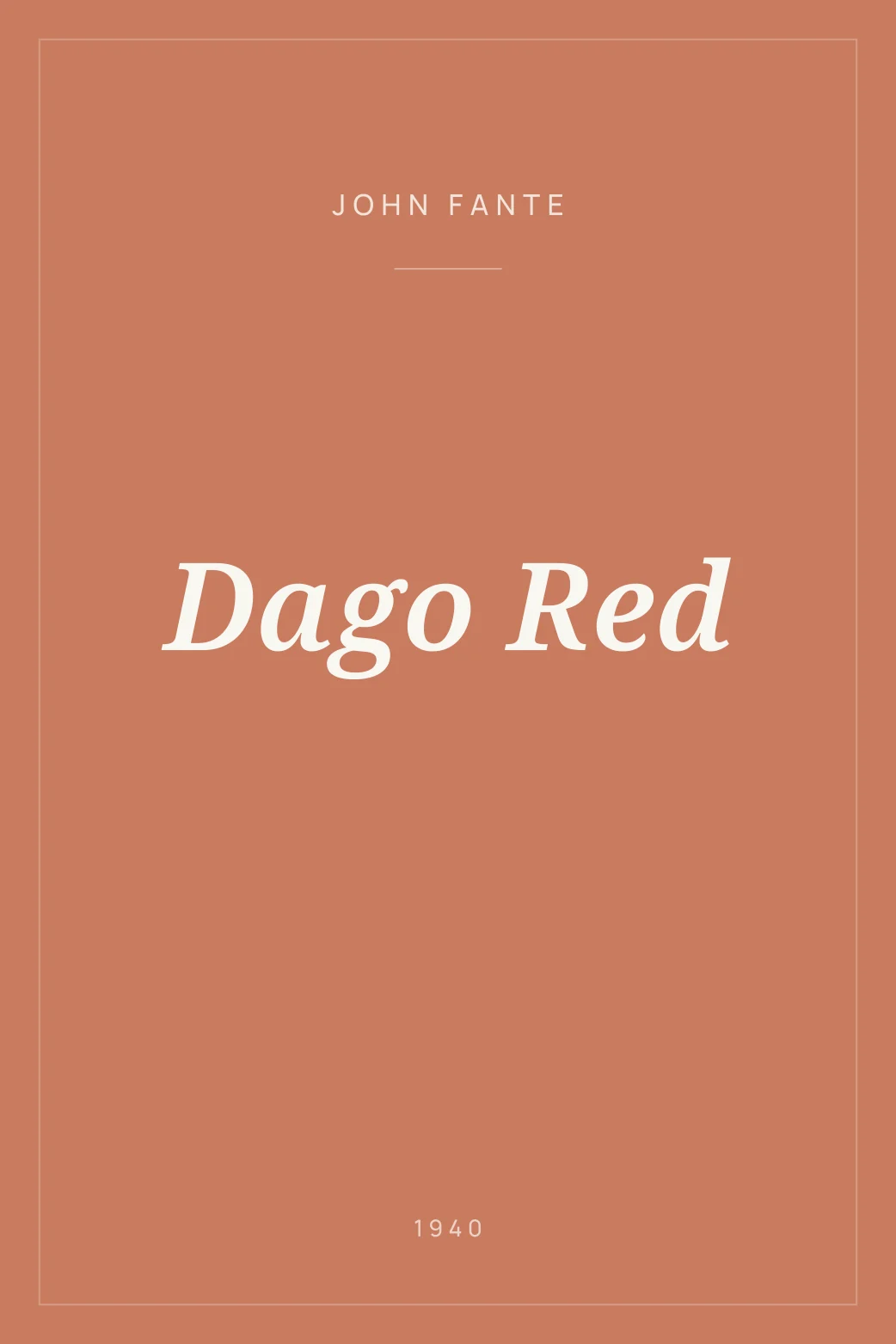 Portada de Dago Red