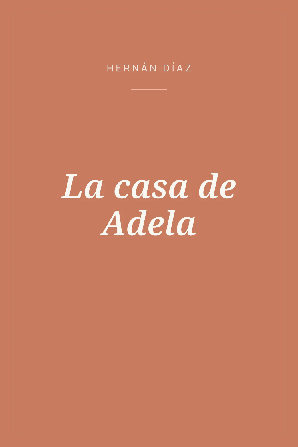 Portada de La casa de Adela