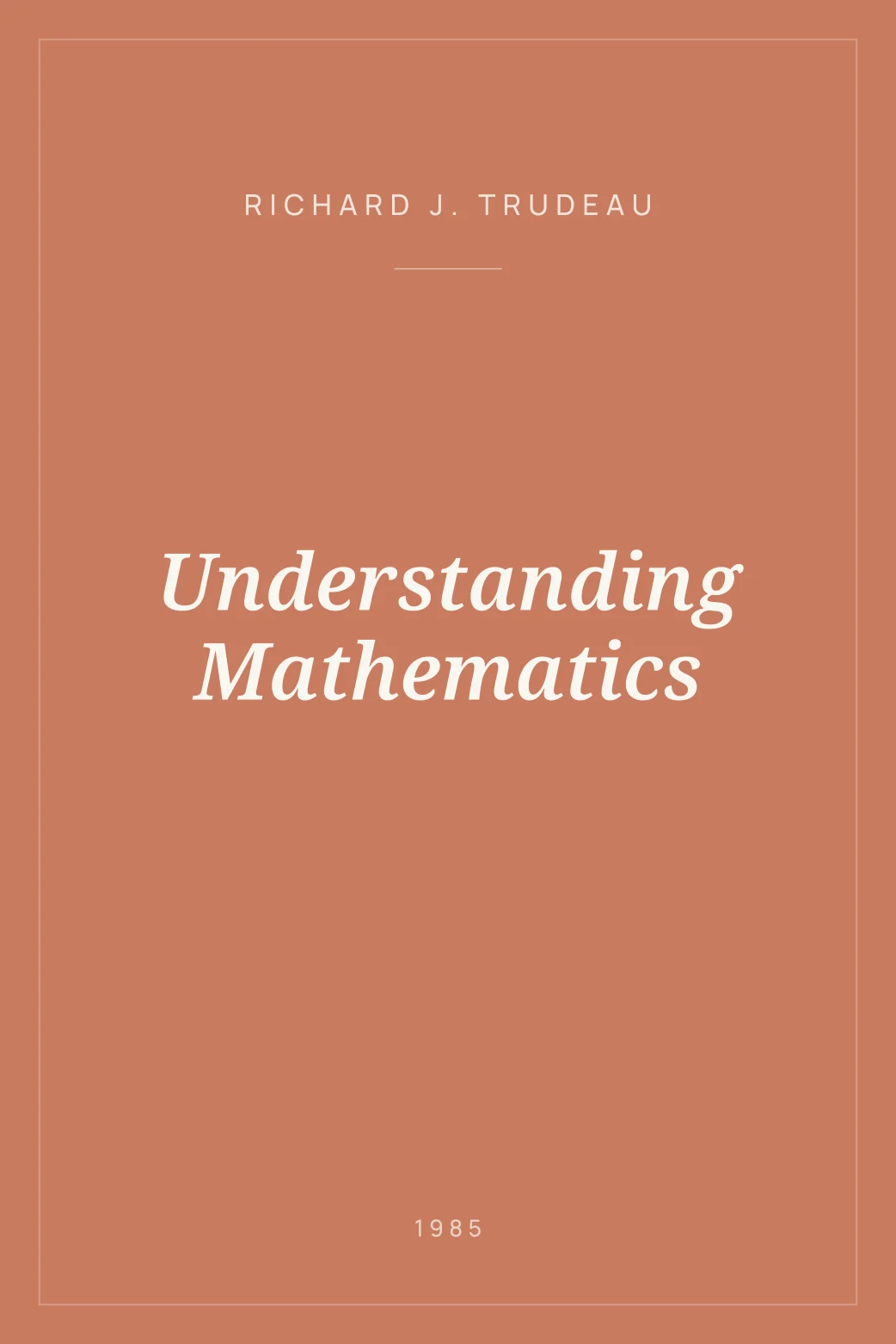 Portada de Understanding Mathematics