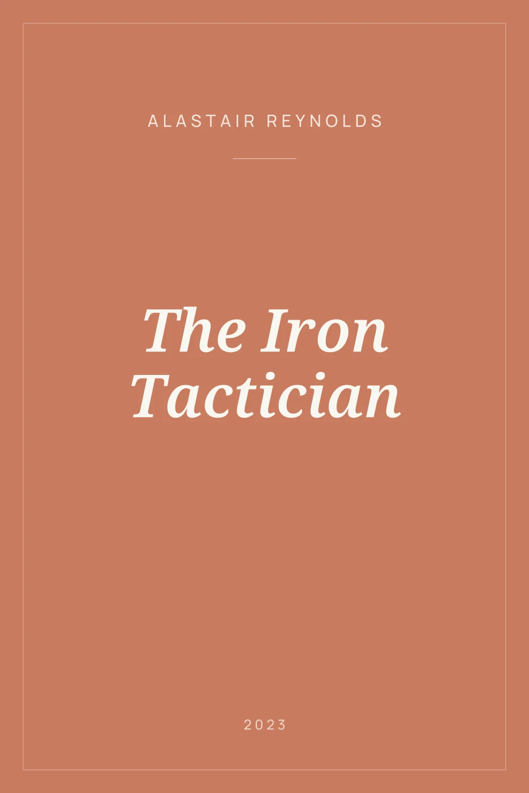 Portada de The Iron Tactician