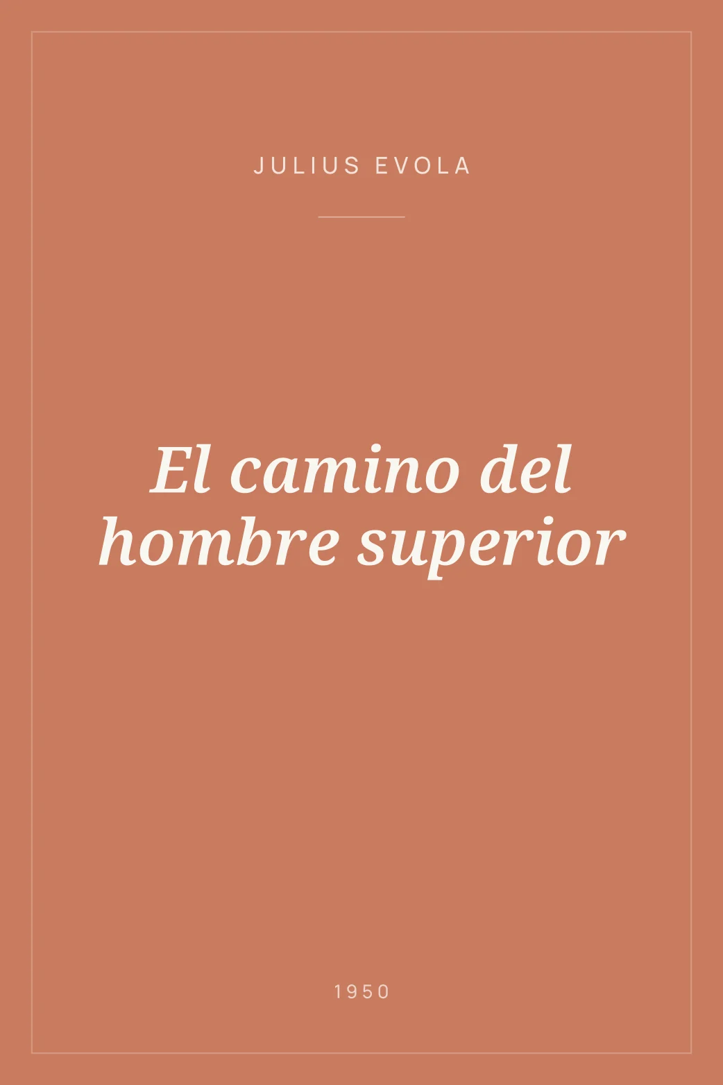 Portada de El camino del hombre superior