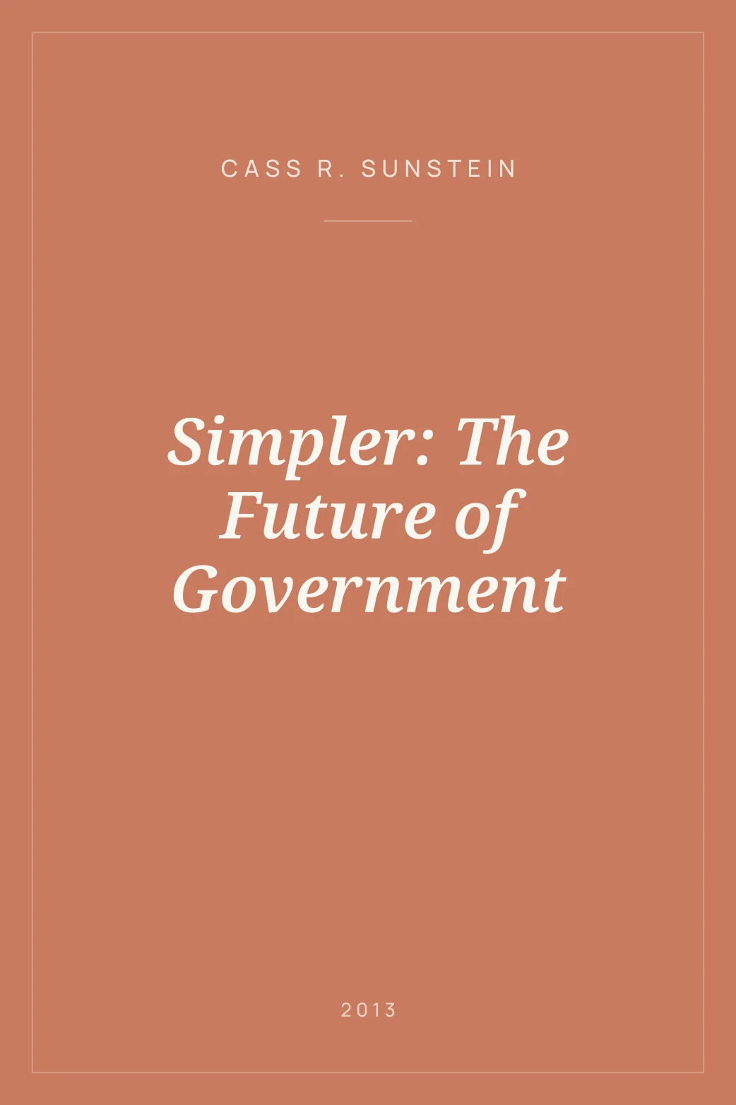 Portada de Simpler: The Future of Government