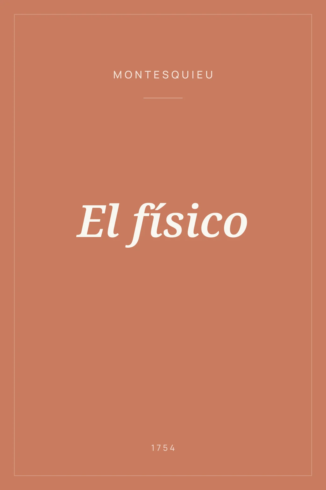 Portada de El físico