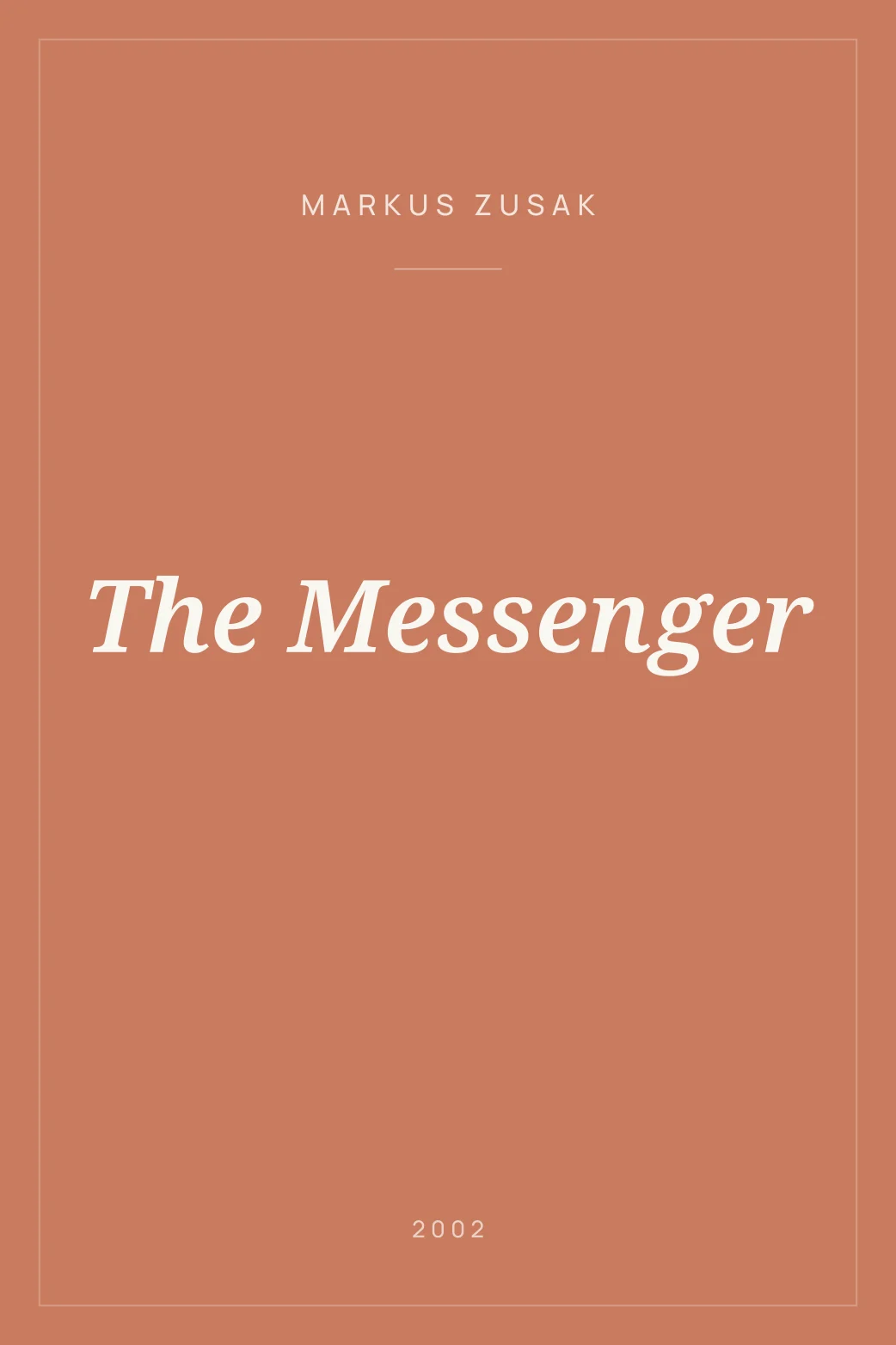 Portada de The Messenger