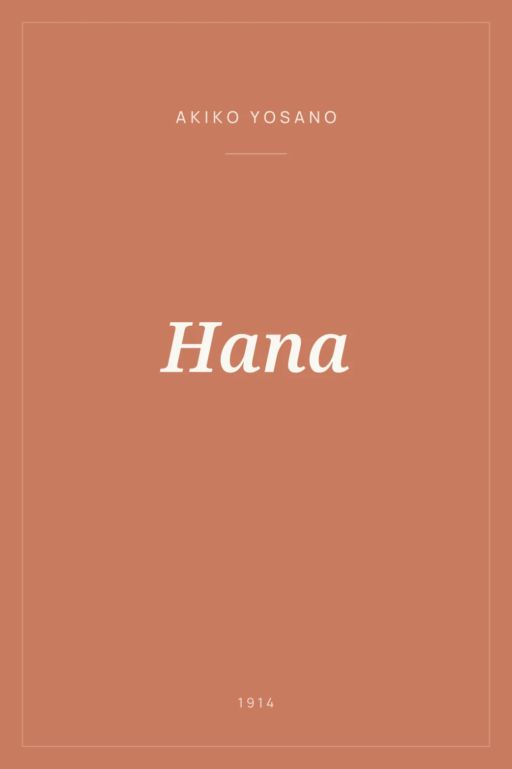 Portada de Hana