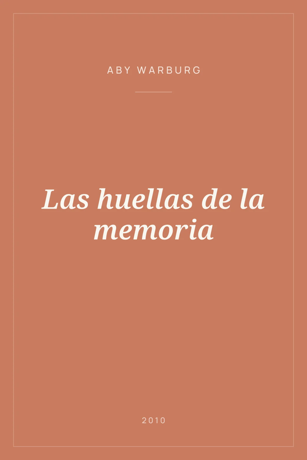 Portada de Las huellas de la memoria