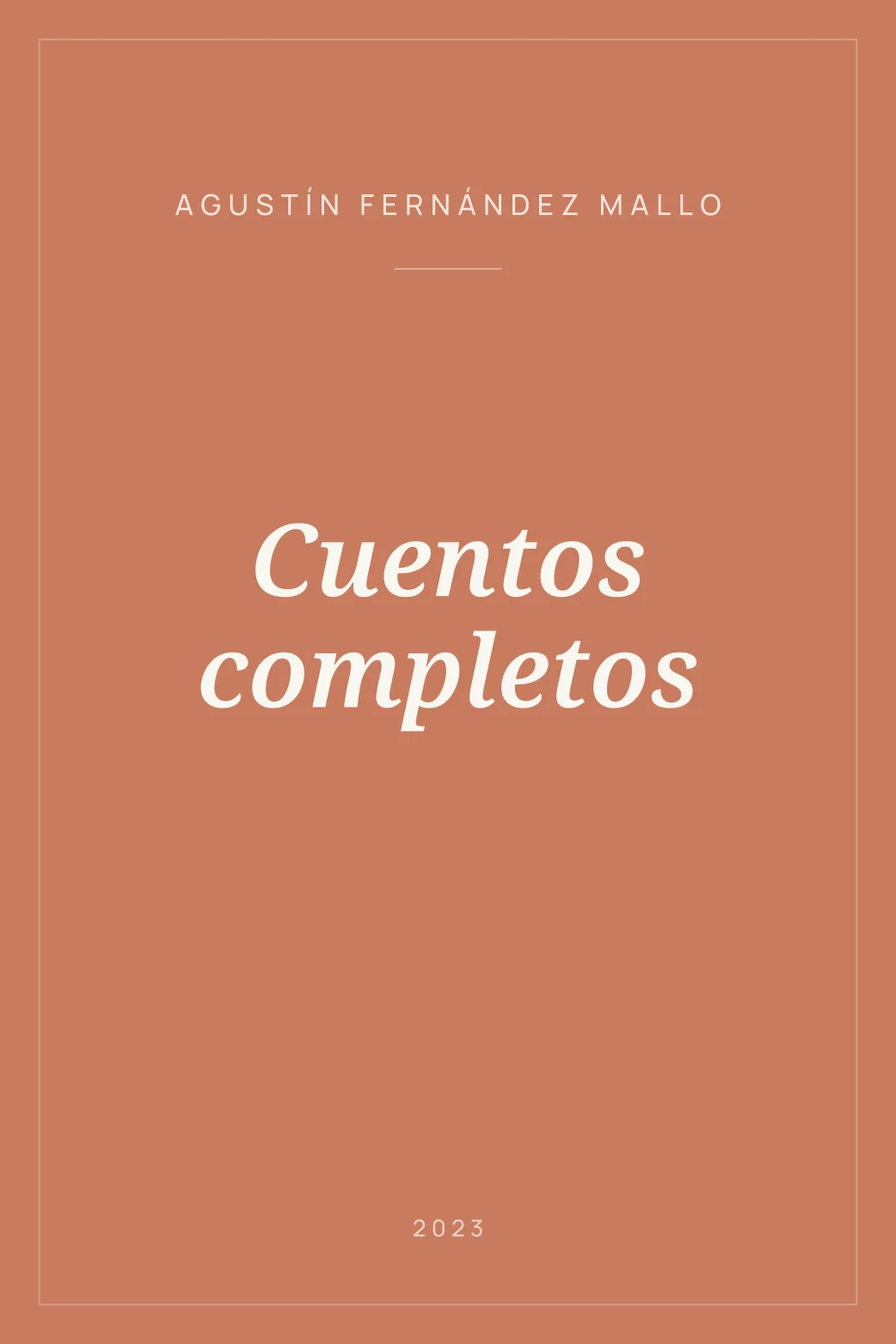 Portada de Cuentos completos