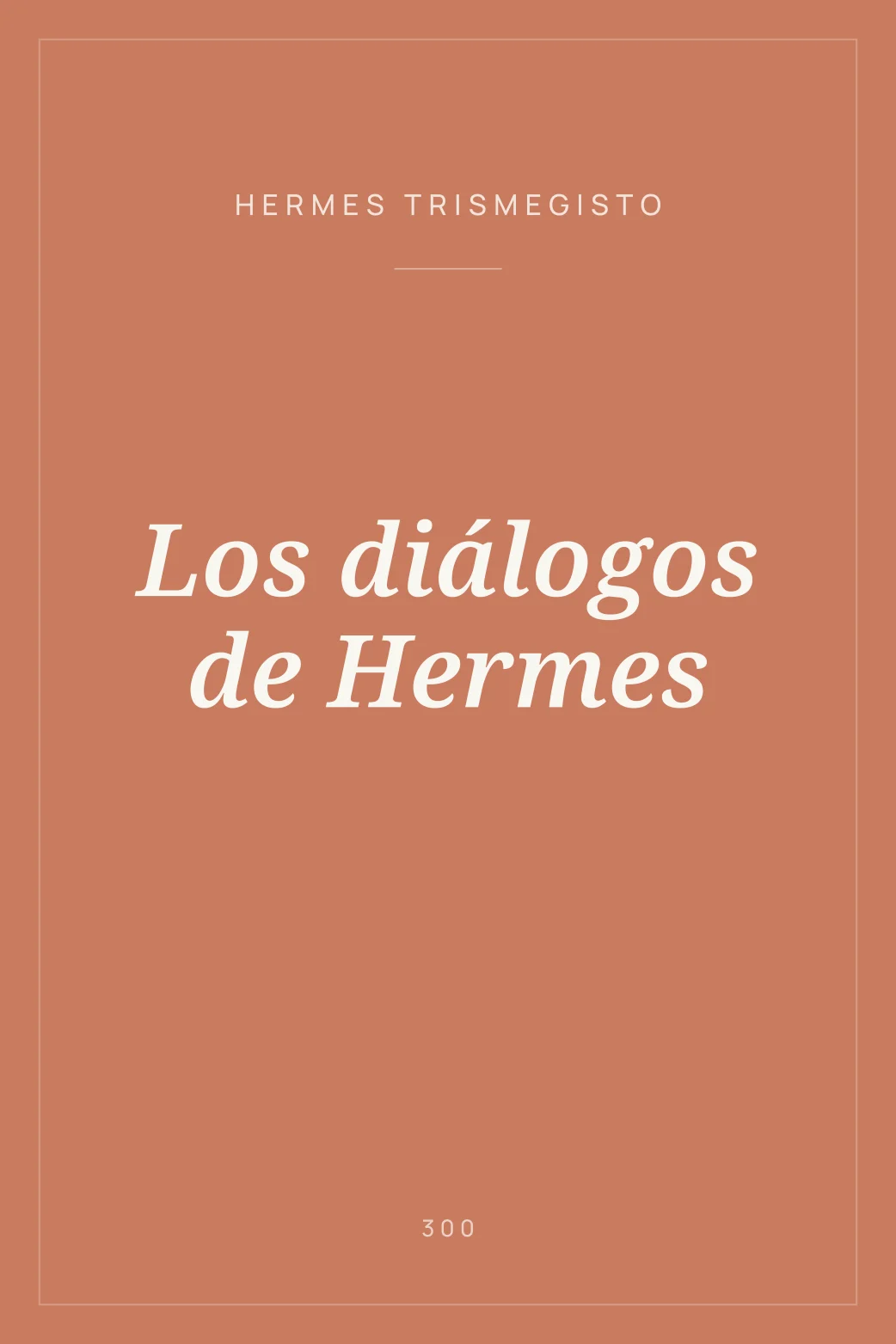 Portada de Los diálogos de Hermes