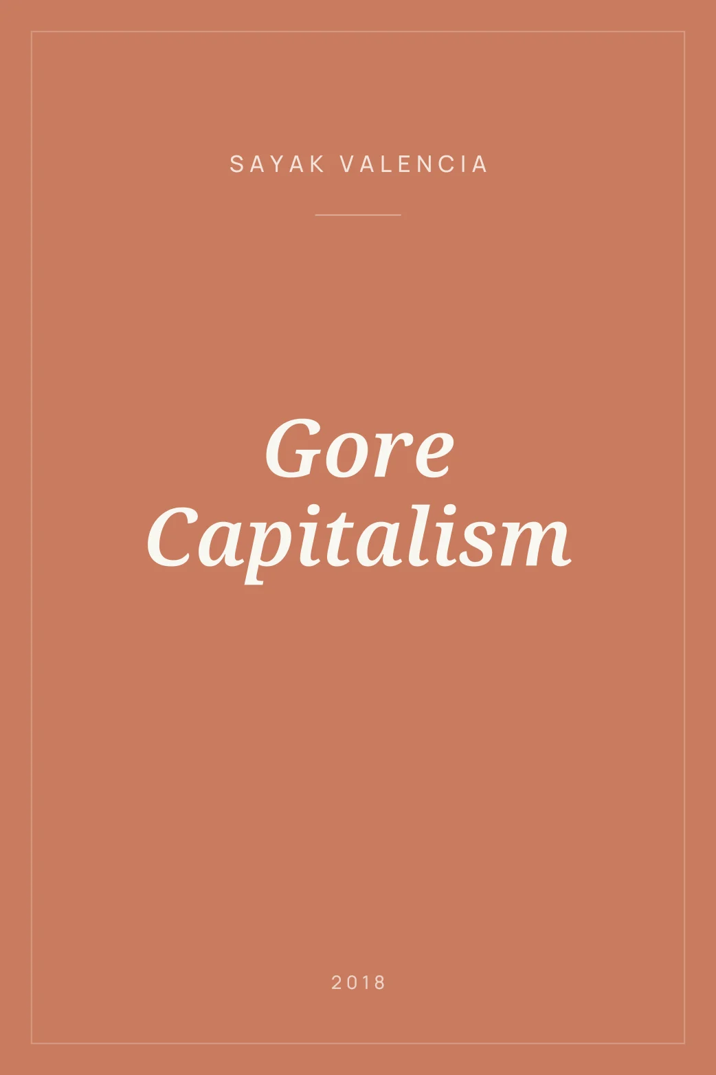 Portada de Gore Capitalism