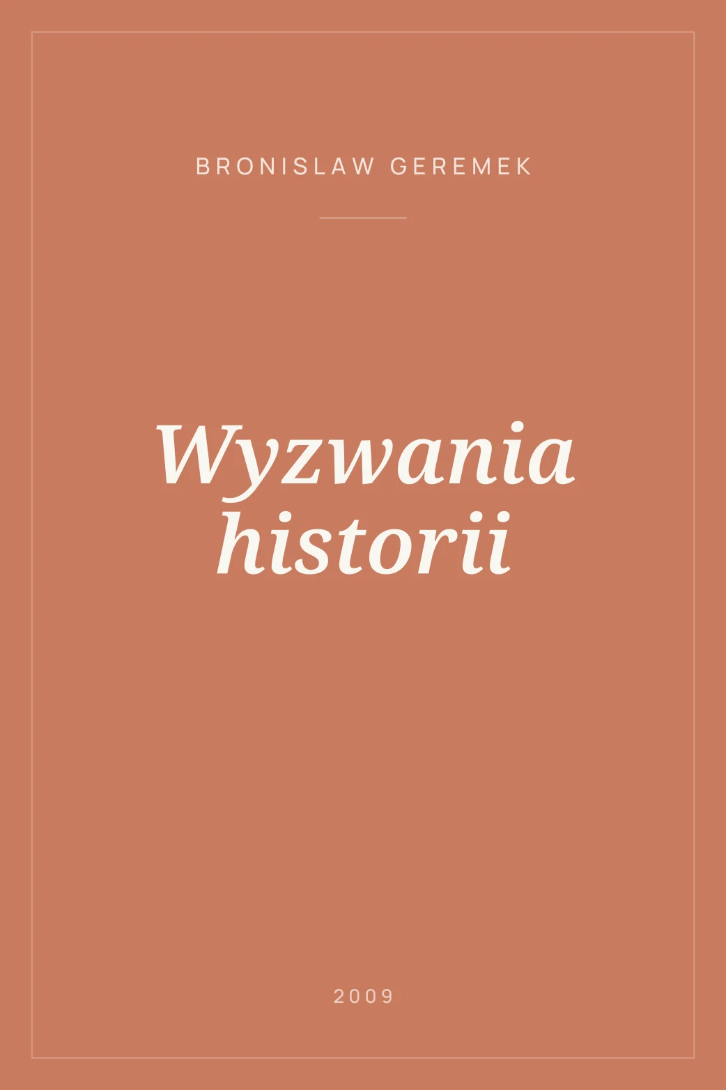 Portada de Wyzwania historii