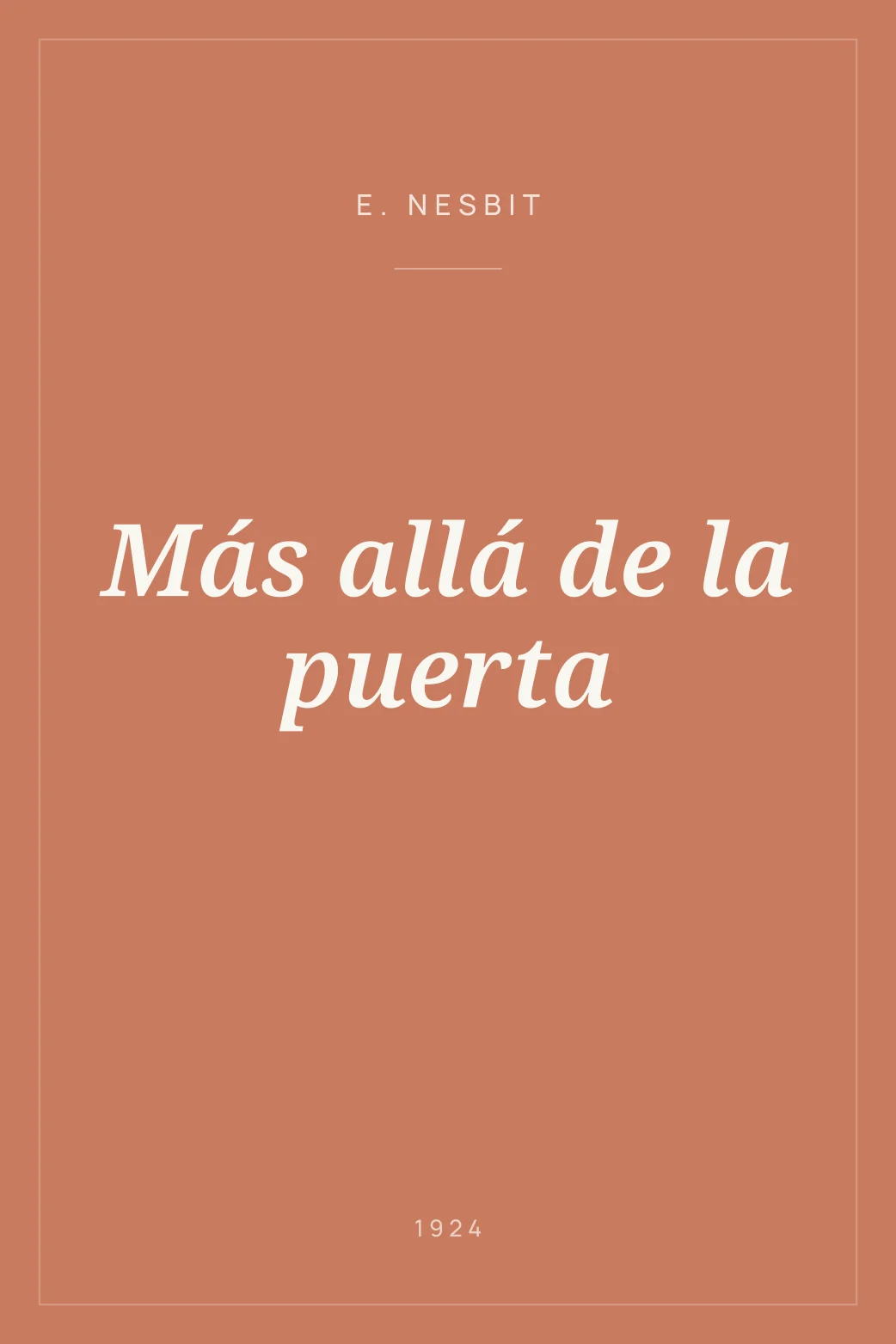 Portada de Más allá de la puerta