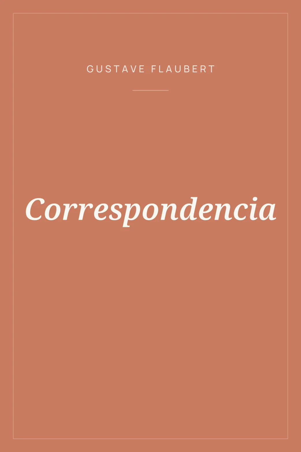 Portada de Correspondencia