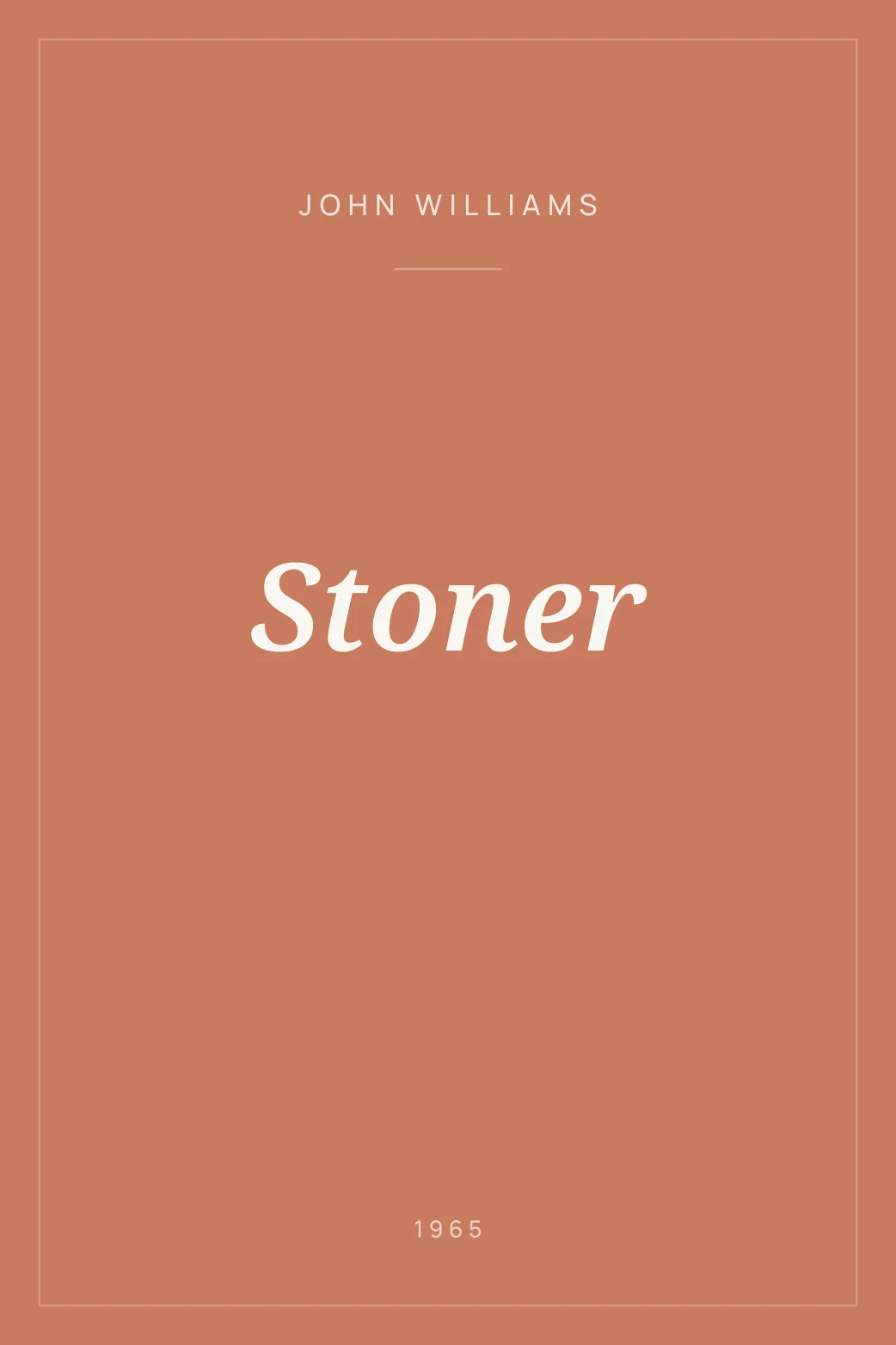 Portada de Stoner