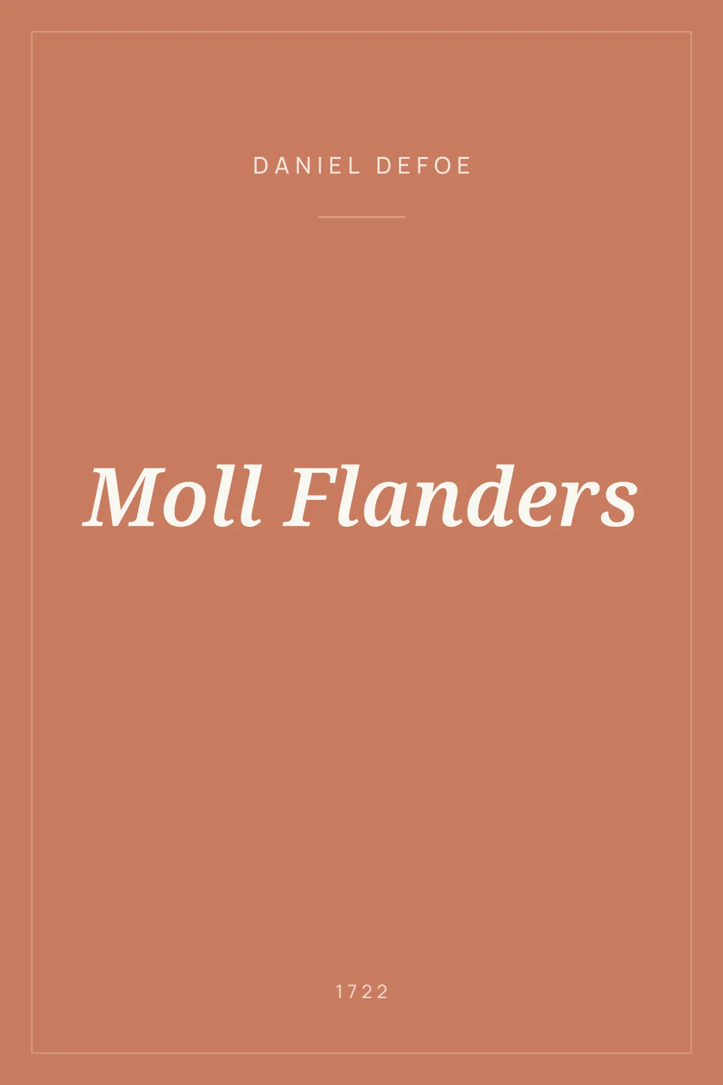 Portada de Moll Flanders
