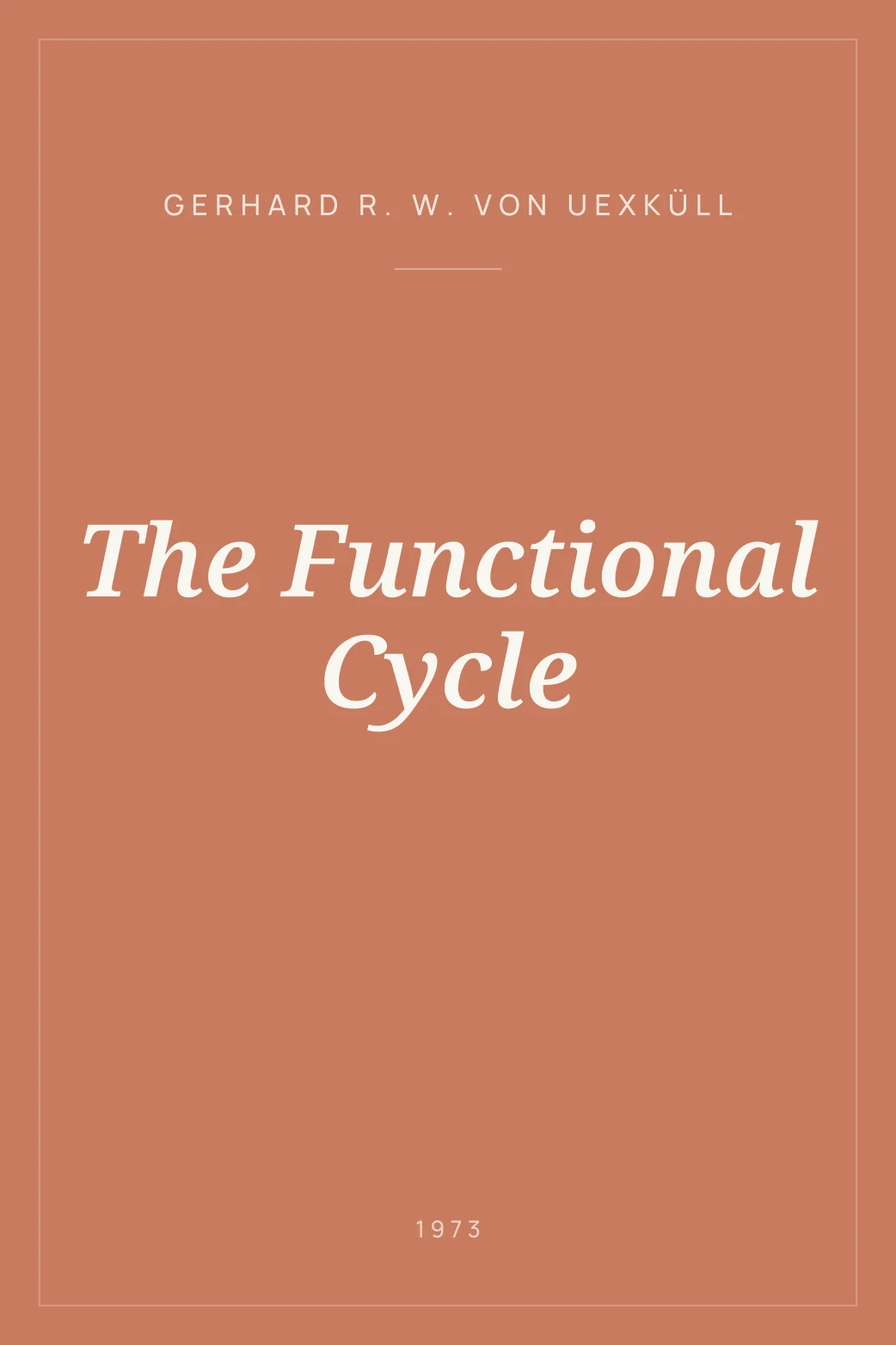 Portada de The Functional Cycle