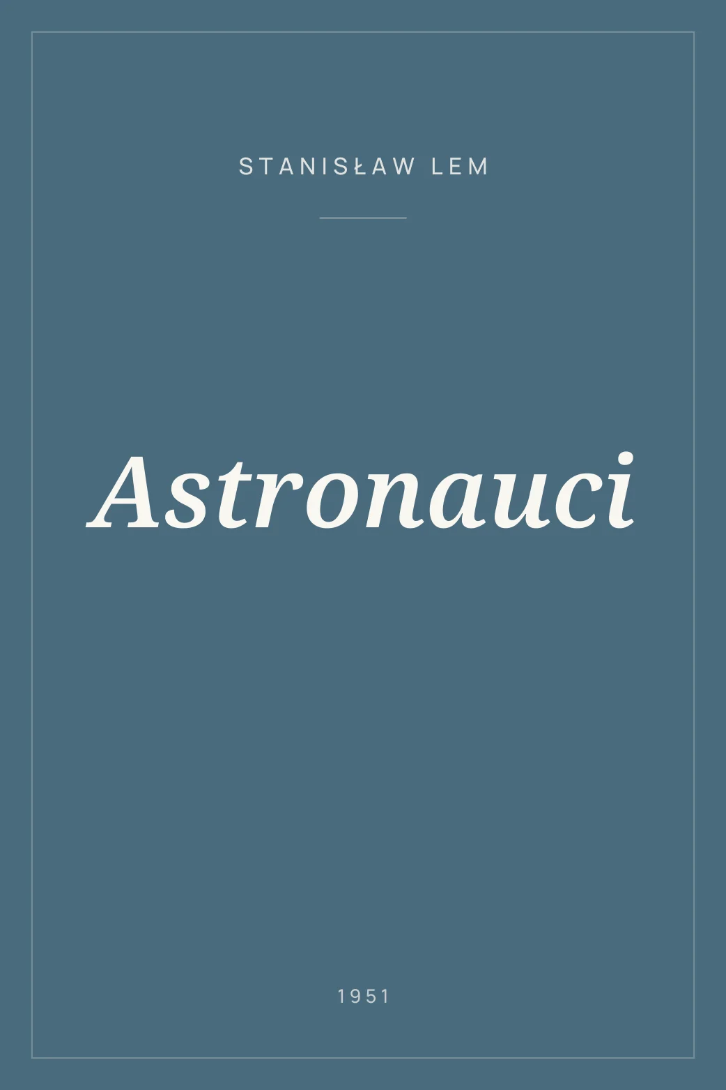Portada de Astronauci