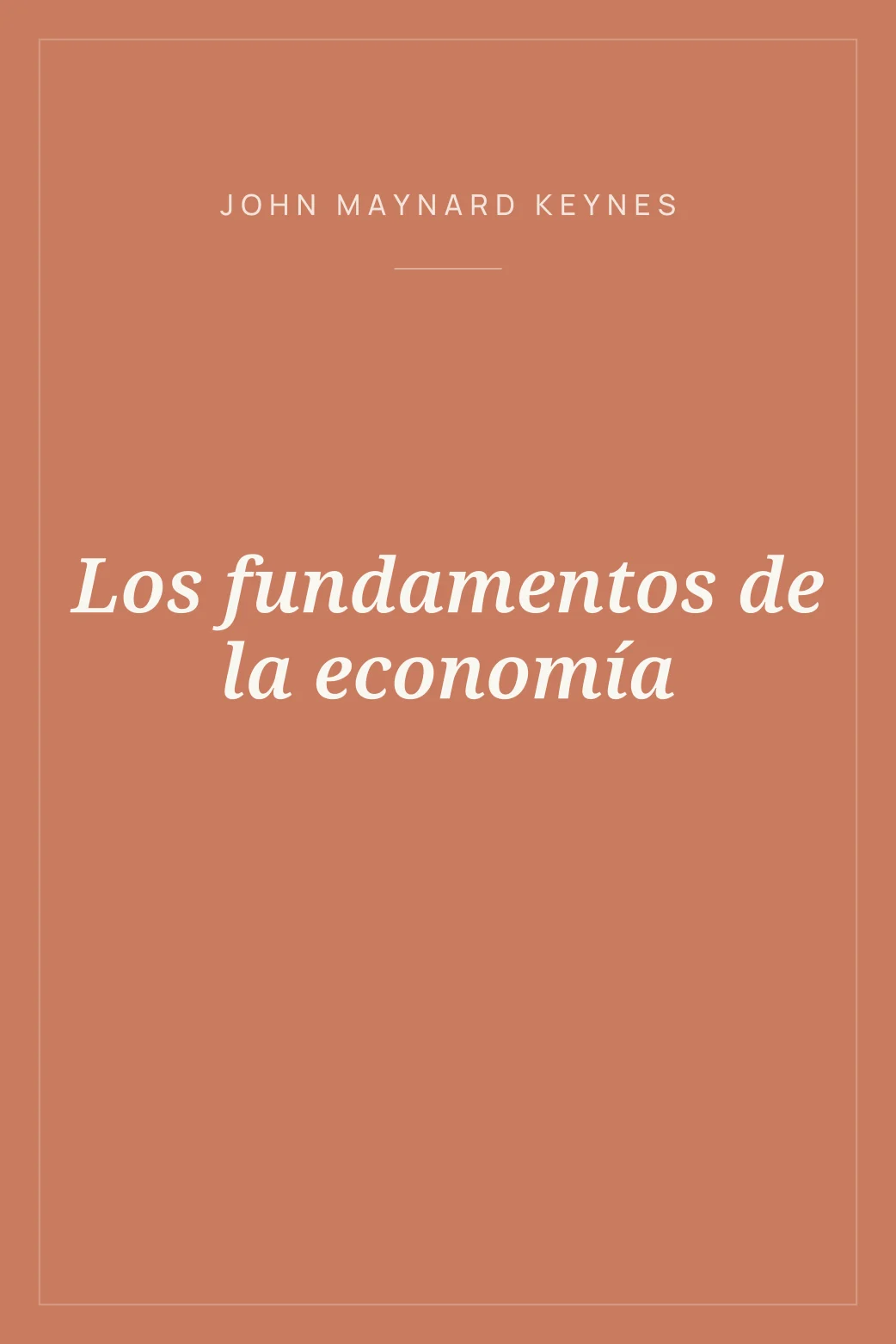 Portada de Los fundamentos de la economía
