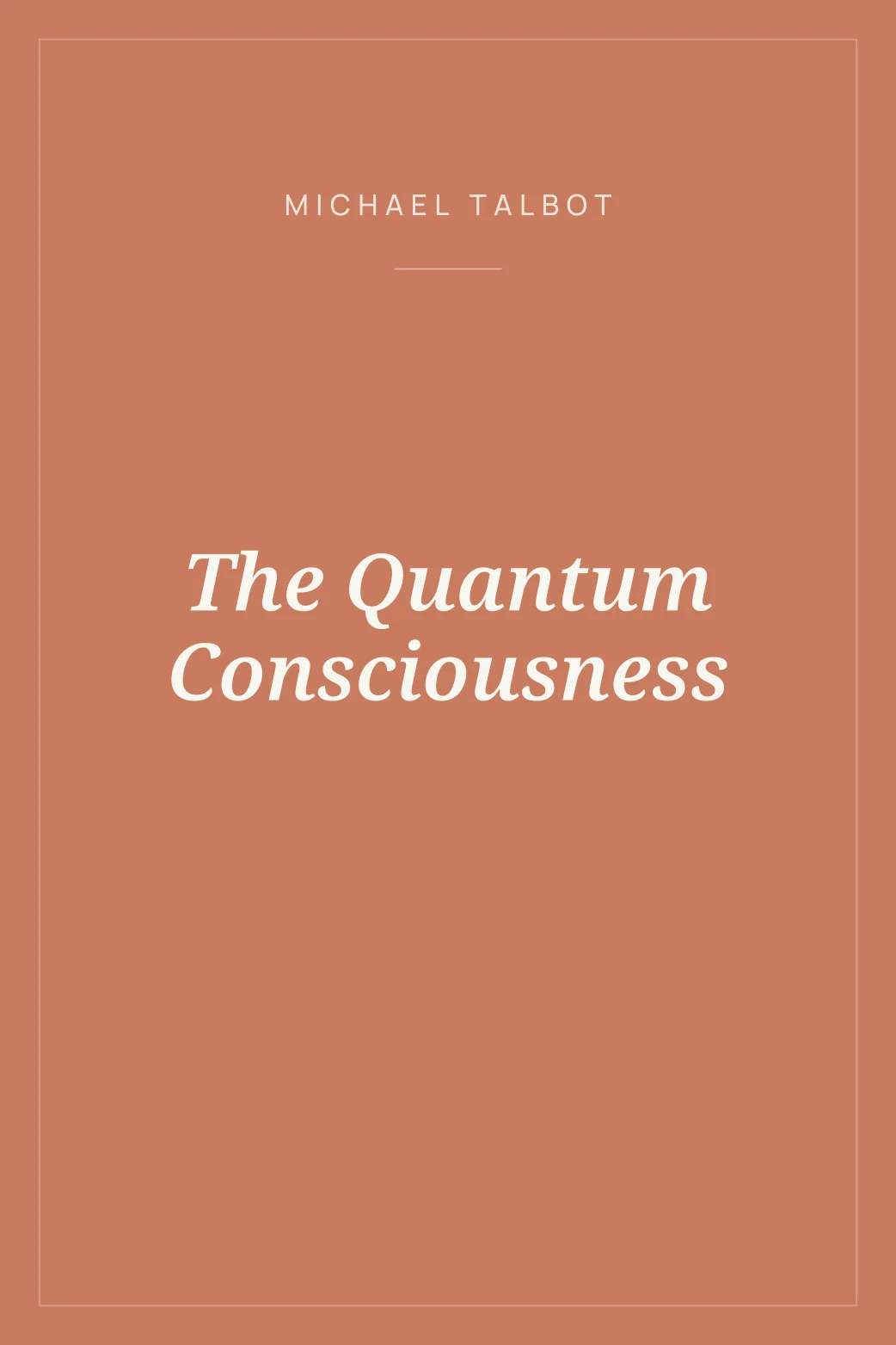 Portada de The Quantum Consciousness